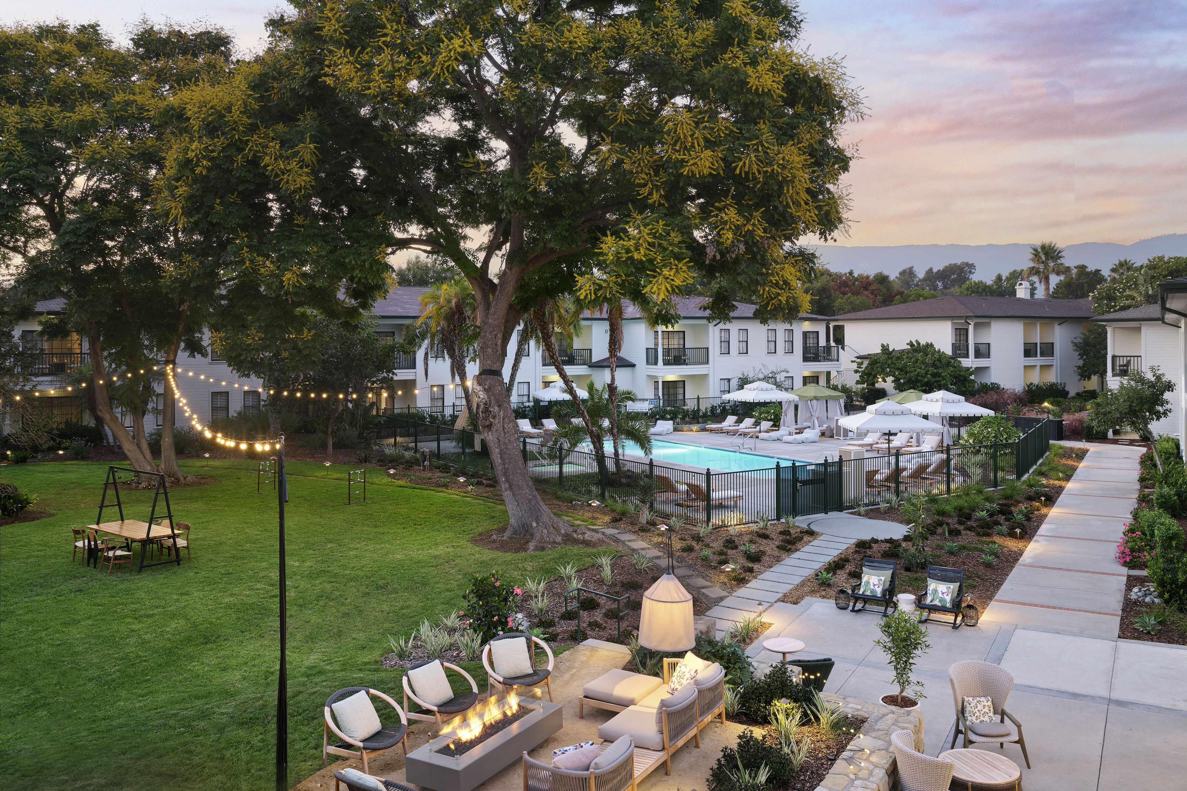 Garden Lawn, an event space at The Steward, Santa Barbara, a Tribute Portfolio Hotel