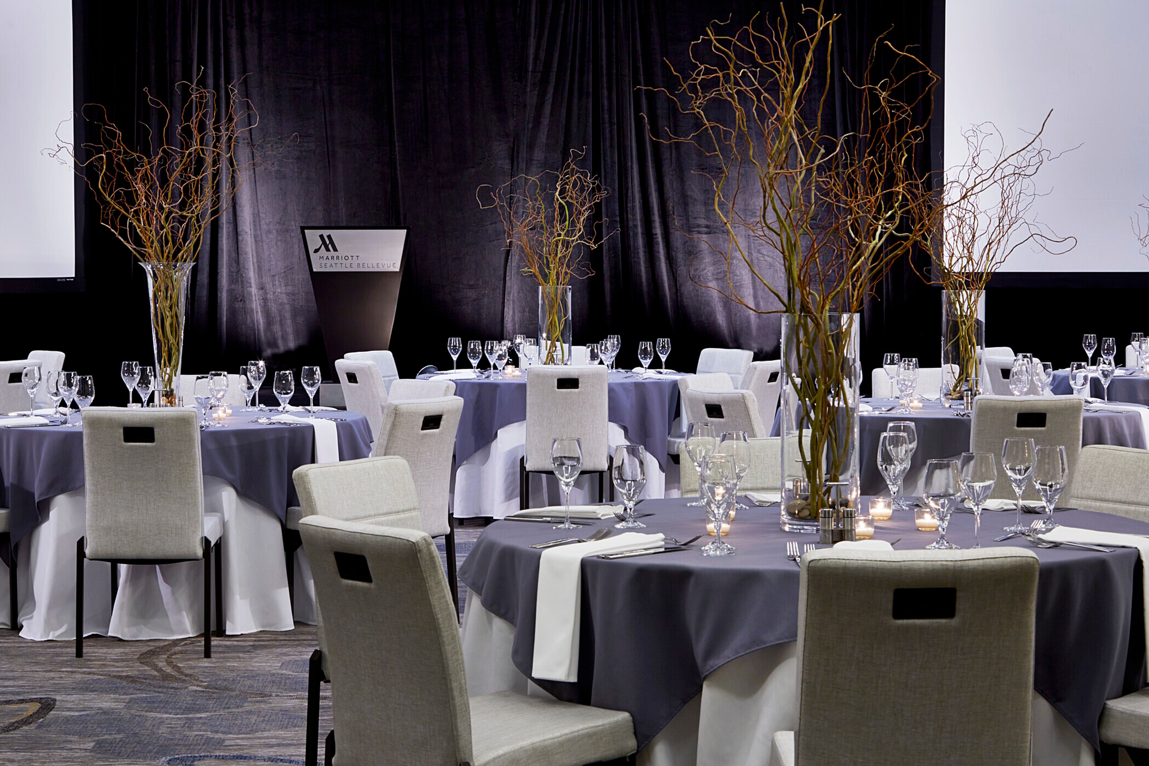Washington Grand Ballroom, an event space at Seattle Marriott Bellevue