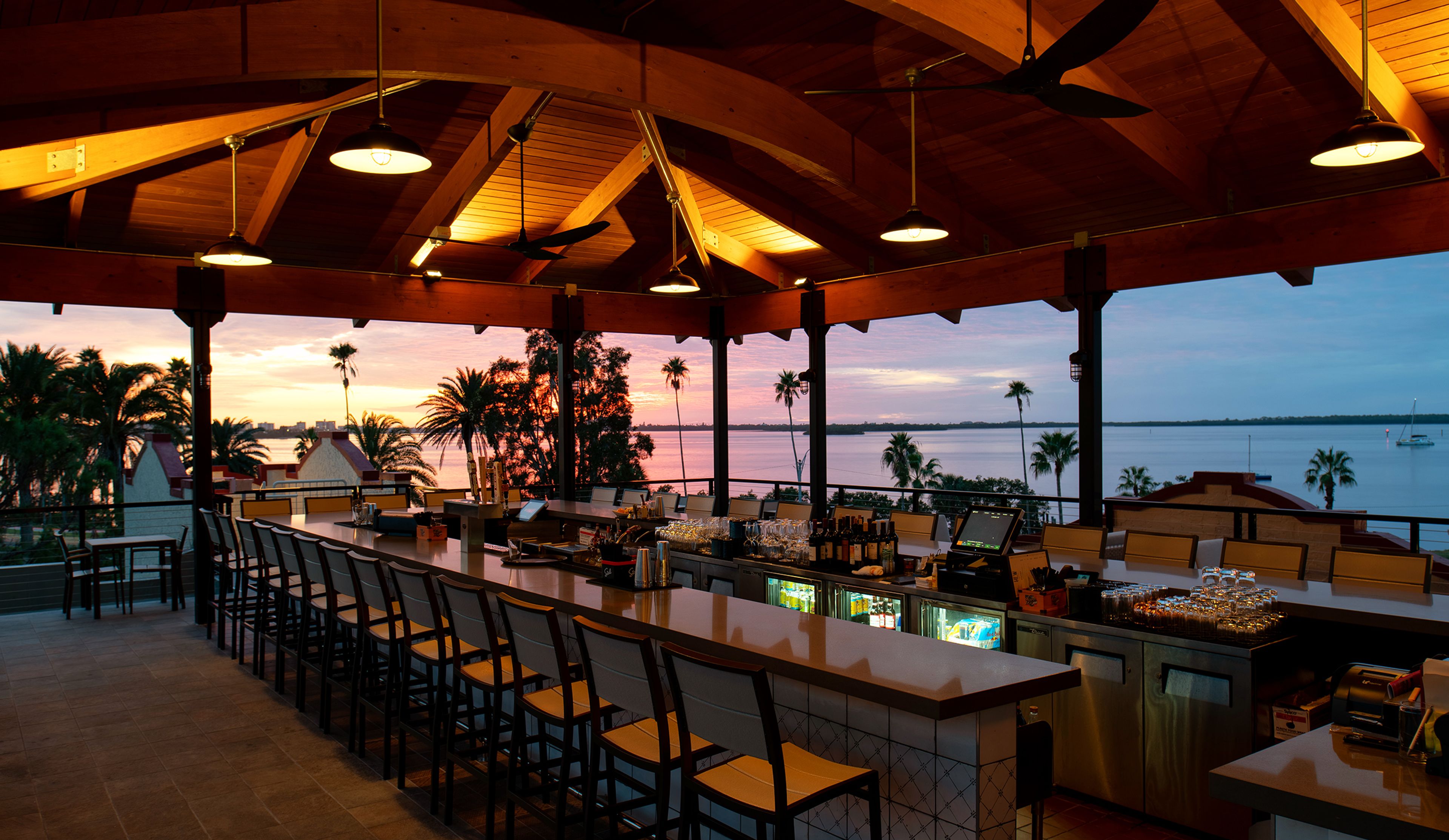 Hi-Fi Rooftop Bar, an event space at Fenway Hotel