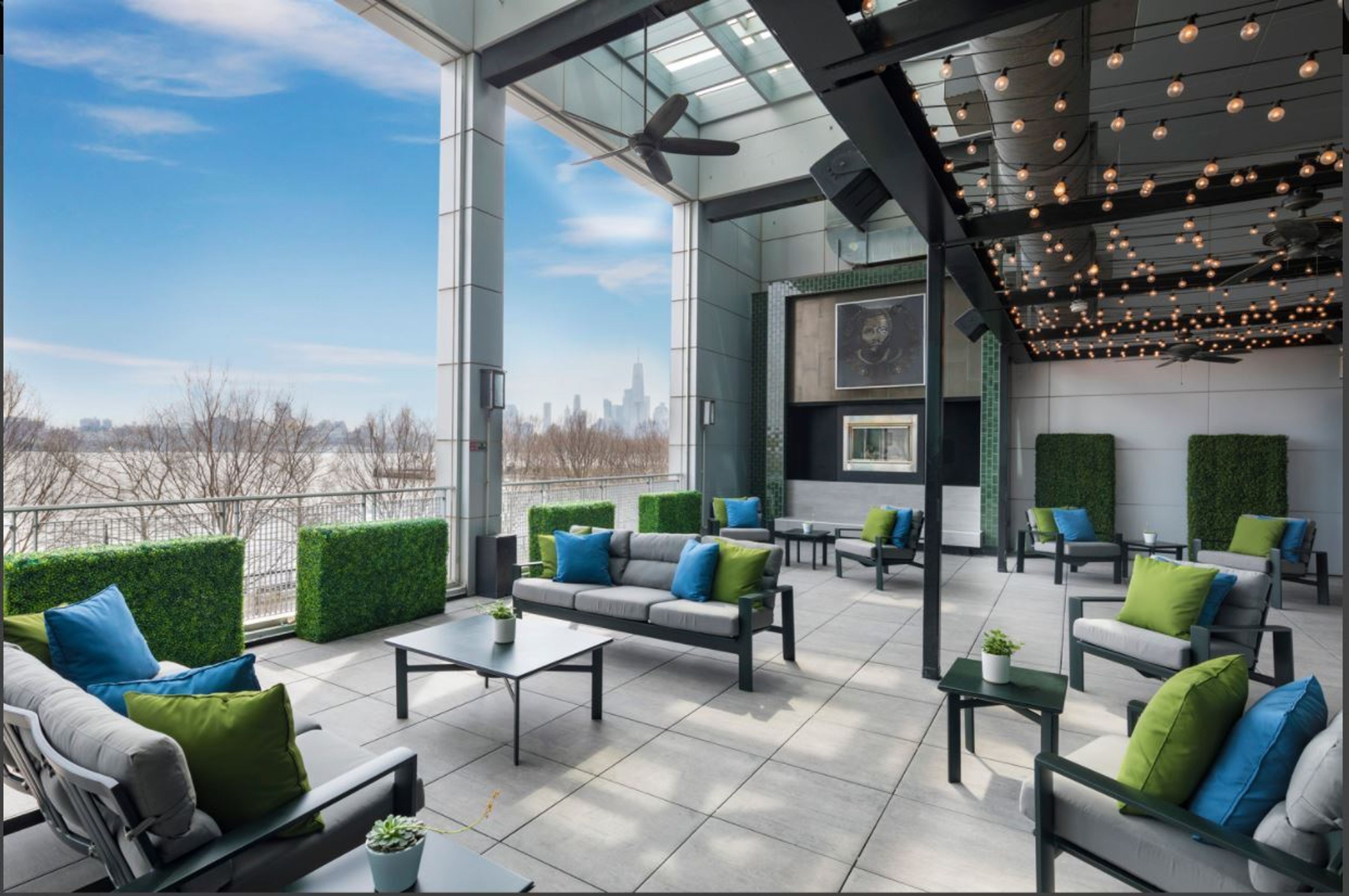 Lulu's Lounge & Terrace, an event space at W Hoboken