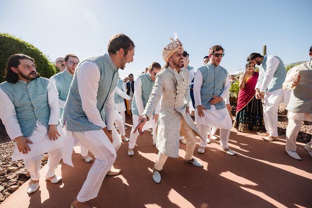 Featured photo from Vibrant Energy and Love Shined Through at this Sangeet and Hindu Wedding Ceremony