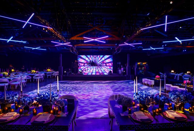 Featured photo from Uber Cool Neon Bar Mitzvah at City Market Social House