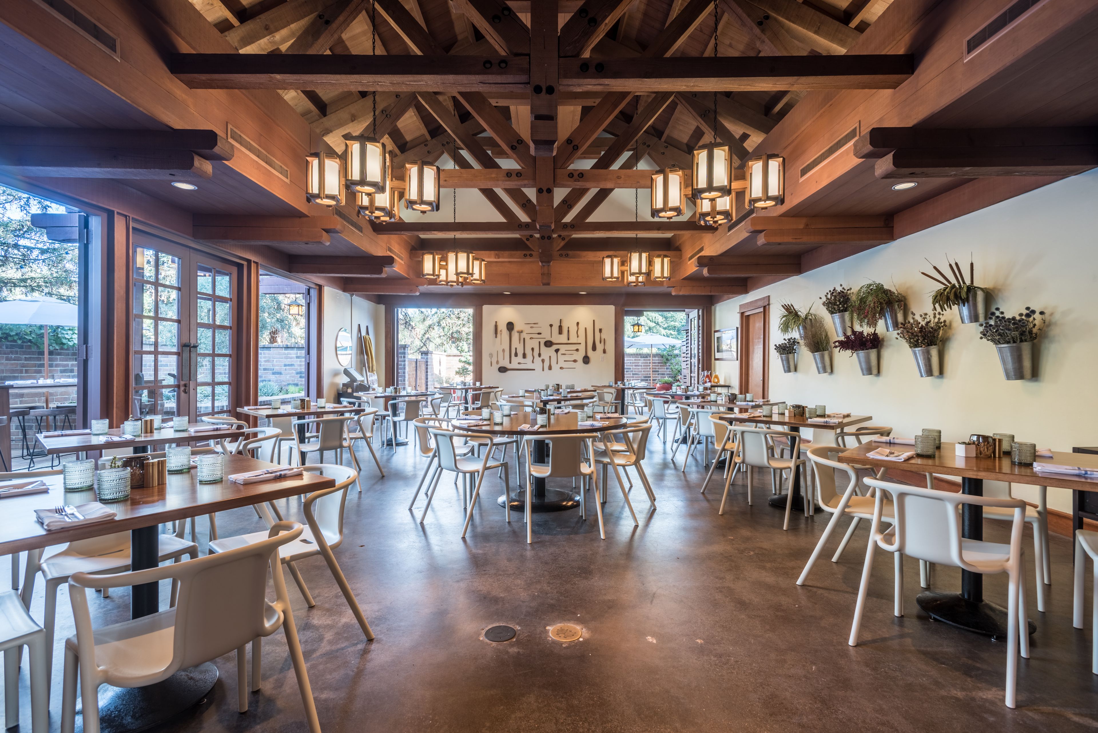 Indoor Dining Room, an event space at Maple at Descanso Gardens