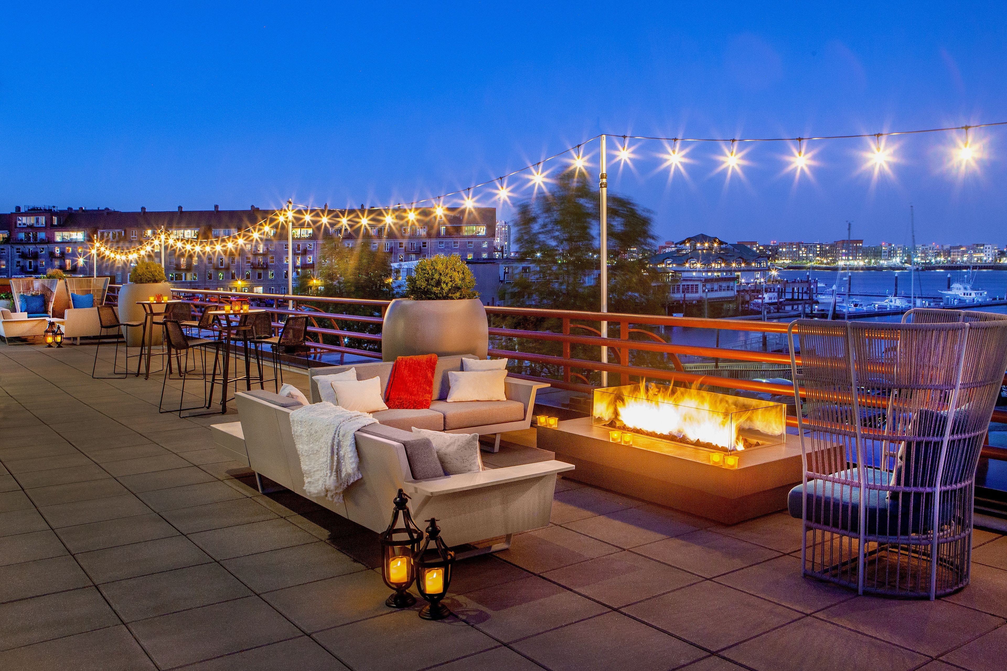 Harbor View Ballroom Outdoor Terrace, an event space at Boston Marriott Long Wharf
