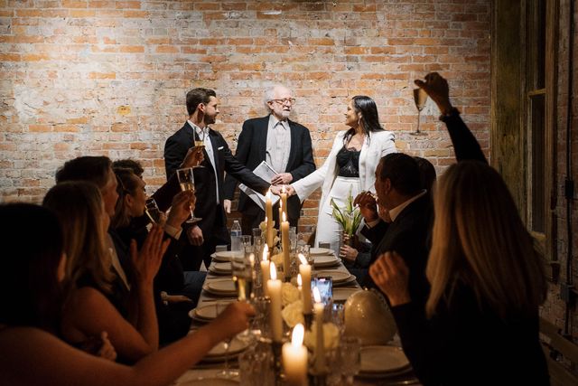 Featured photo from Intimate Candlelit Wedding at 210 Seattle Brick Loft