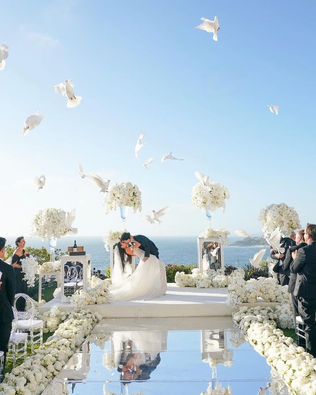 Featured photo from Modern All-White Oceanside Wedding at Ritz Carlton Laguna Niguel