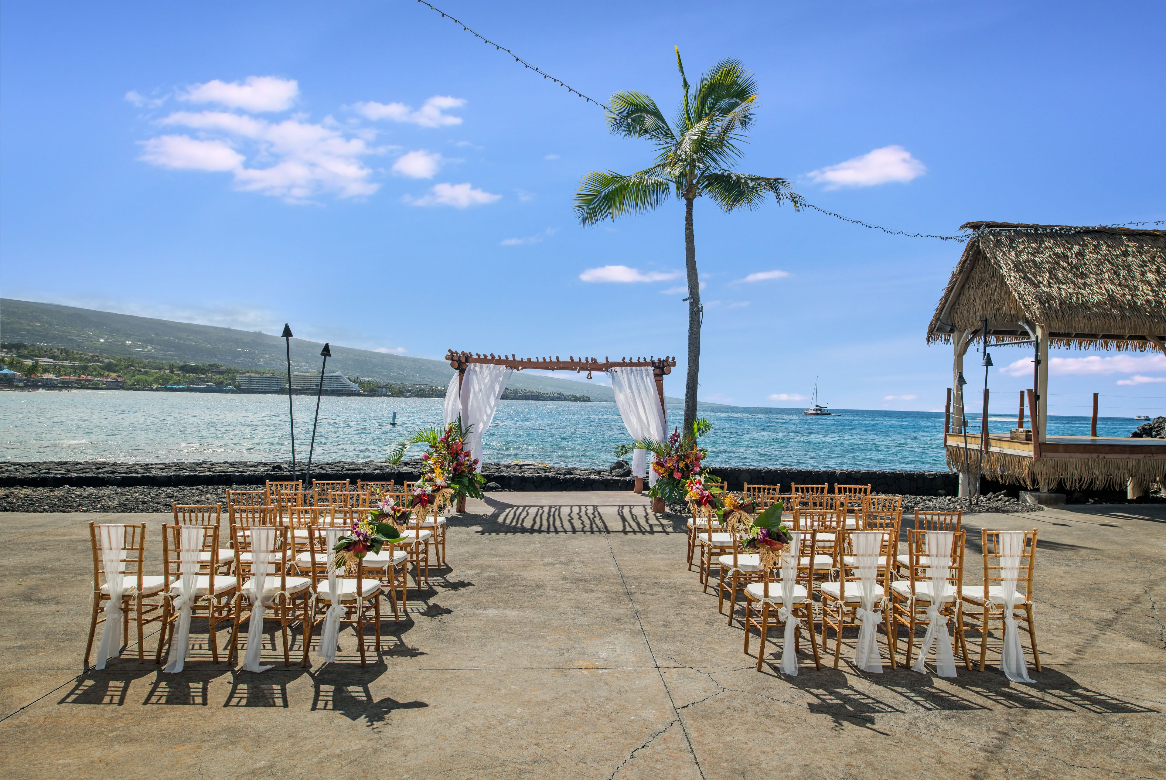 Oceanfront Luau Grounds, an event space at Courtyard King Kamehameha's Kona Beach Hotel