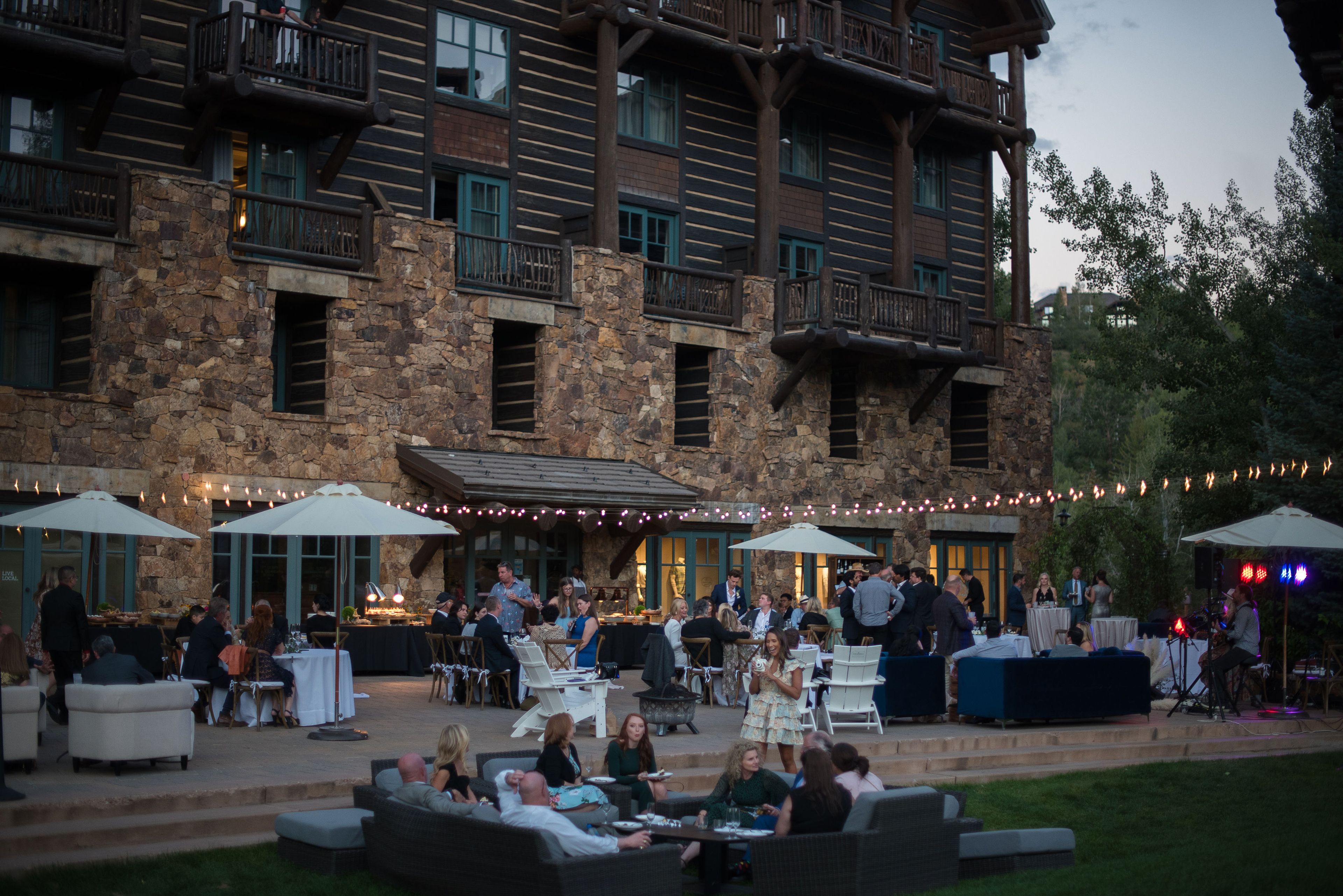 Mountainside Terrace, an event space at The Ritz-Carlton, Bachelor Gulch