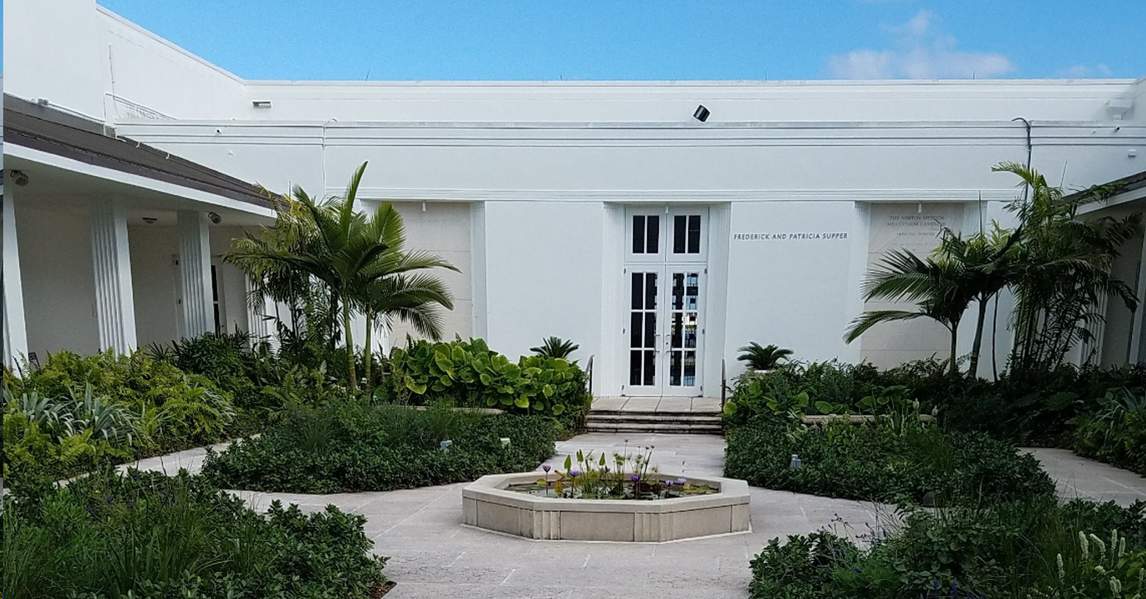 Central Courtyard, an event space at Norton Museum of Art