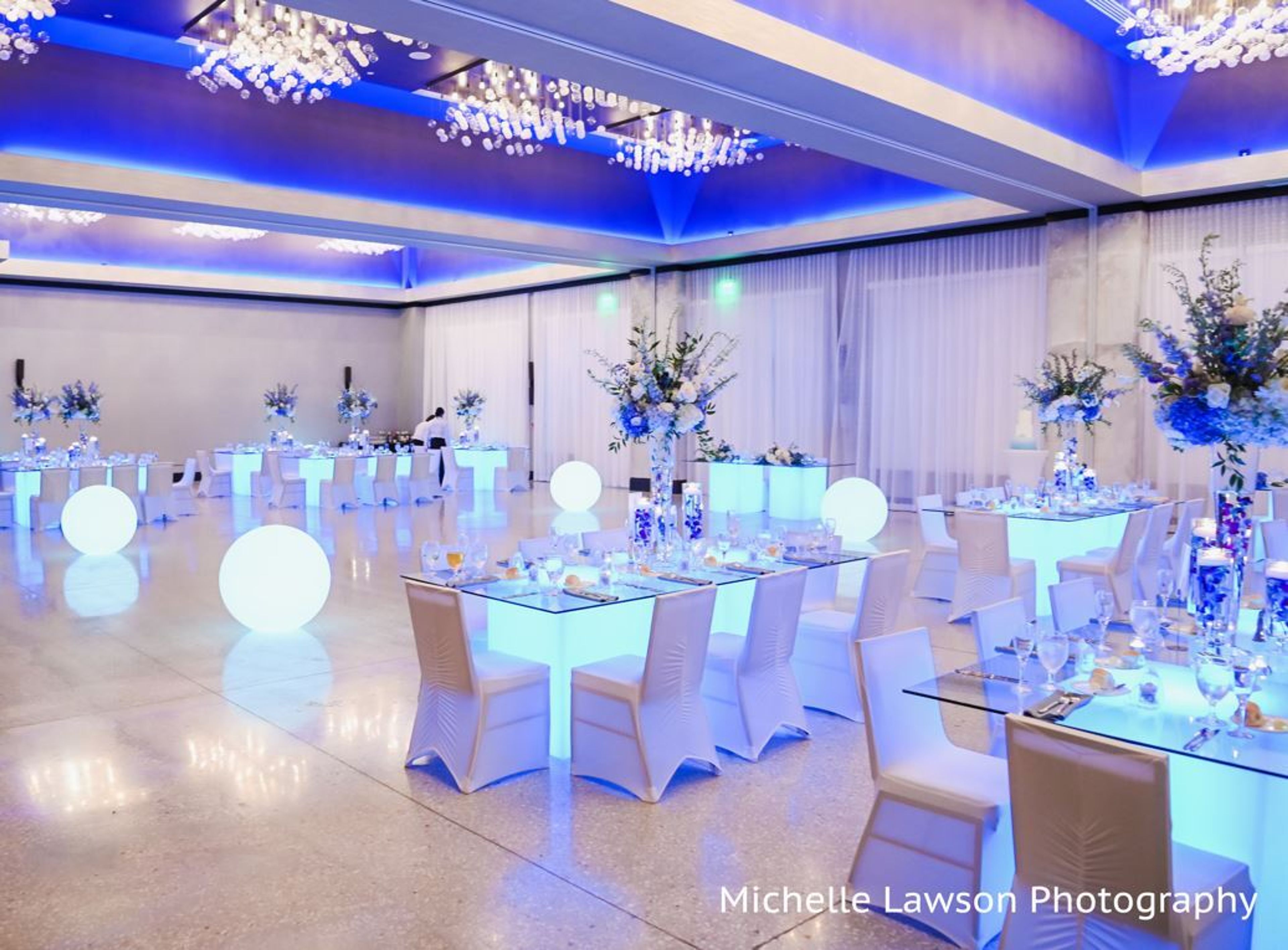 Exchange Ballroom, an event space at Aloft Delray Beach