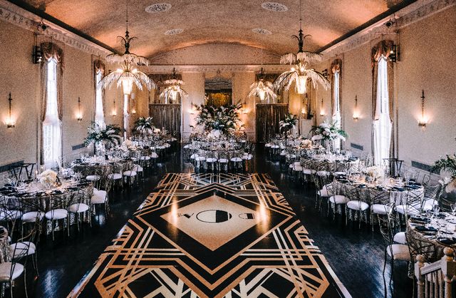 Featured photo from A Little Party Never Killed Nobody: Witness the Glamour of this Gatsby-Themed Wedding at the New Haven Lawn Club