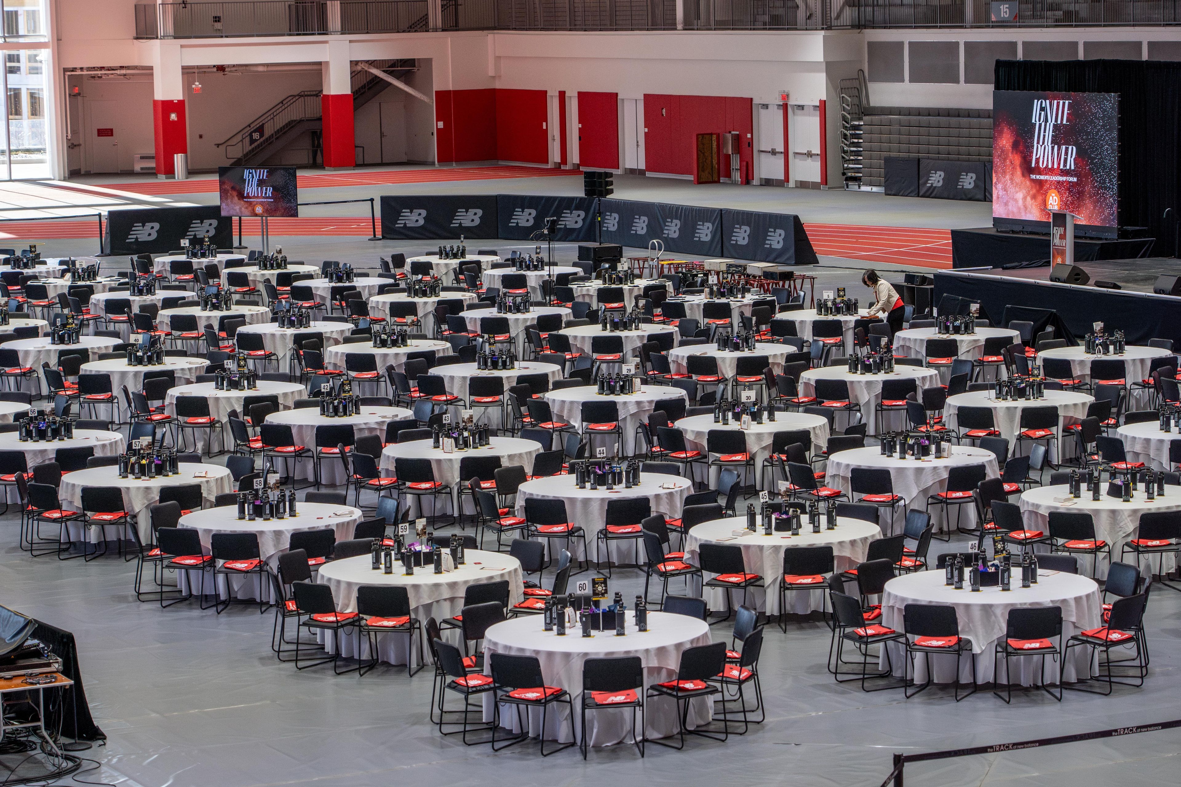 The TRACK Floor, an event space at the TRACK at new balance