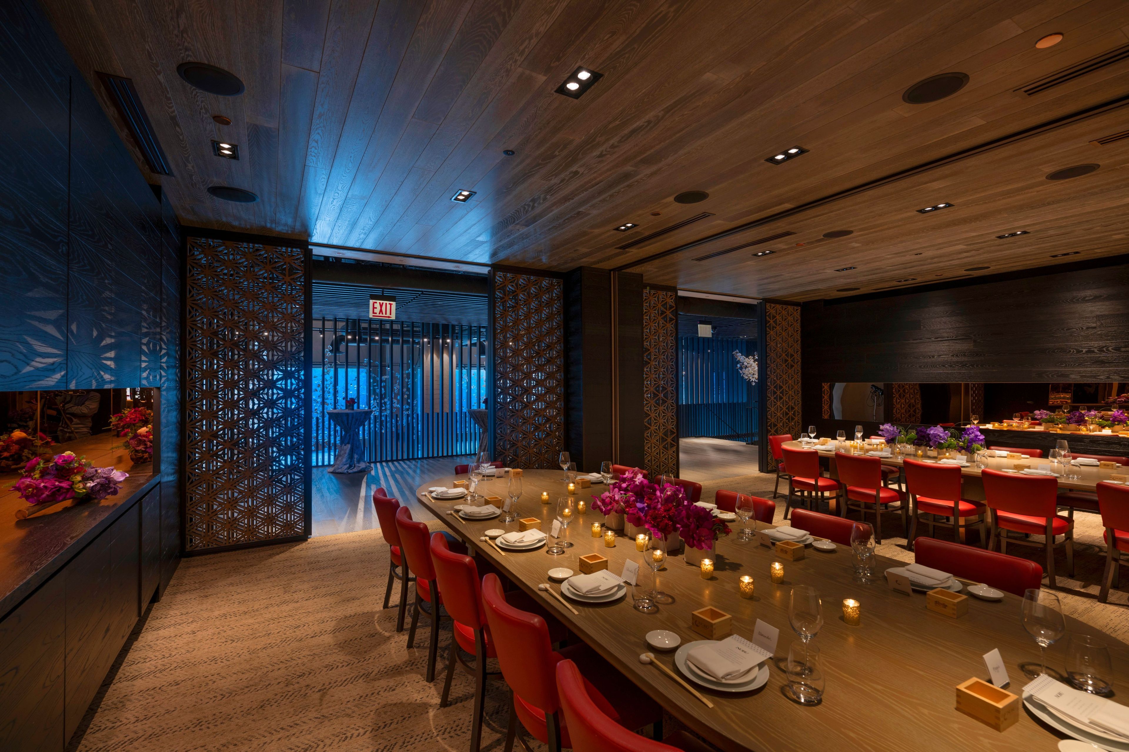 Private Dining Room, an event space at Nobu Chicago