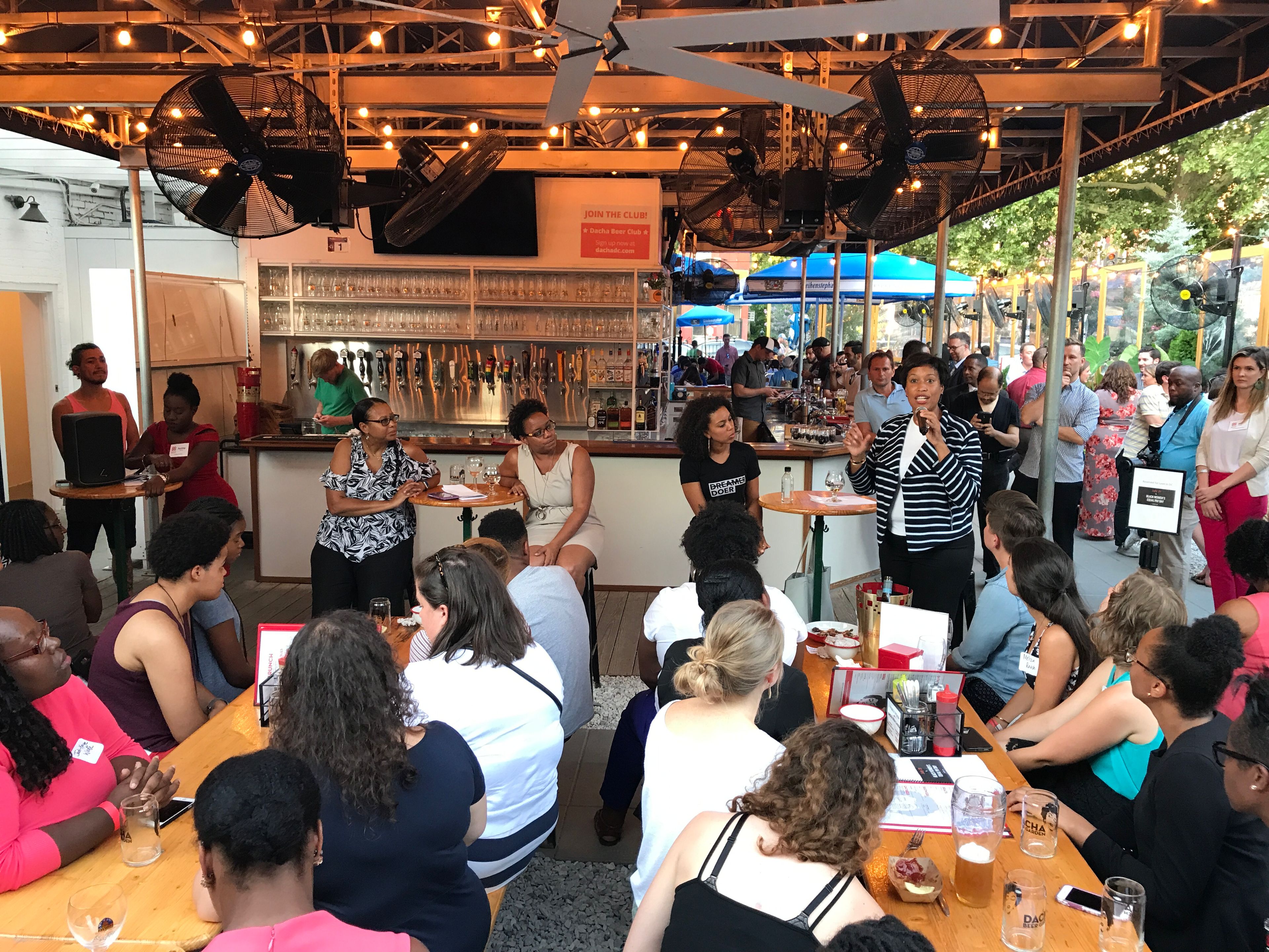 Dacha Beer Garden, an event space at Dacha Loft
