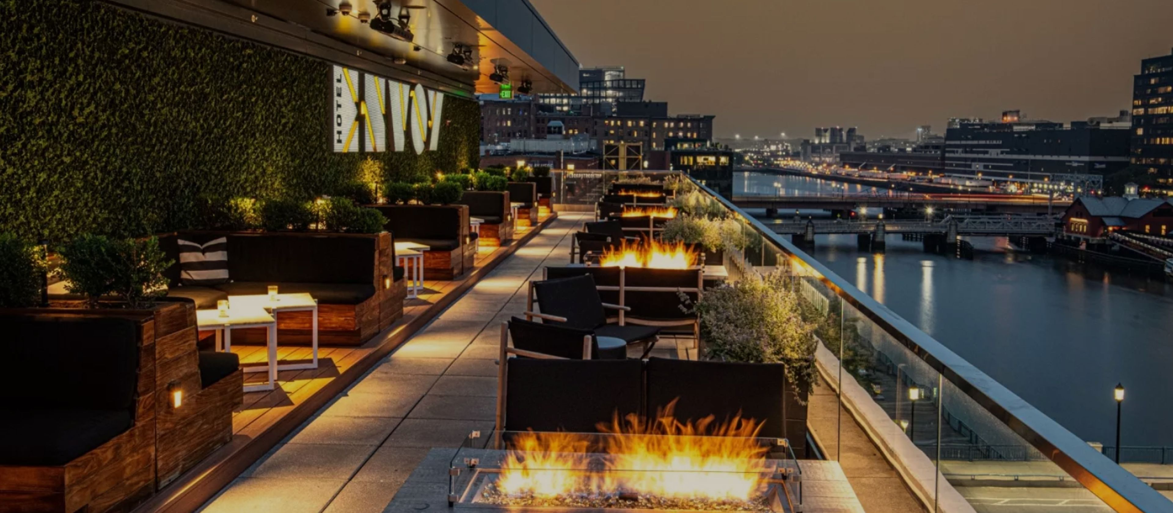 Rooftop at the Envoy, an event space at The Envoy Hotel Boston