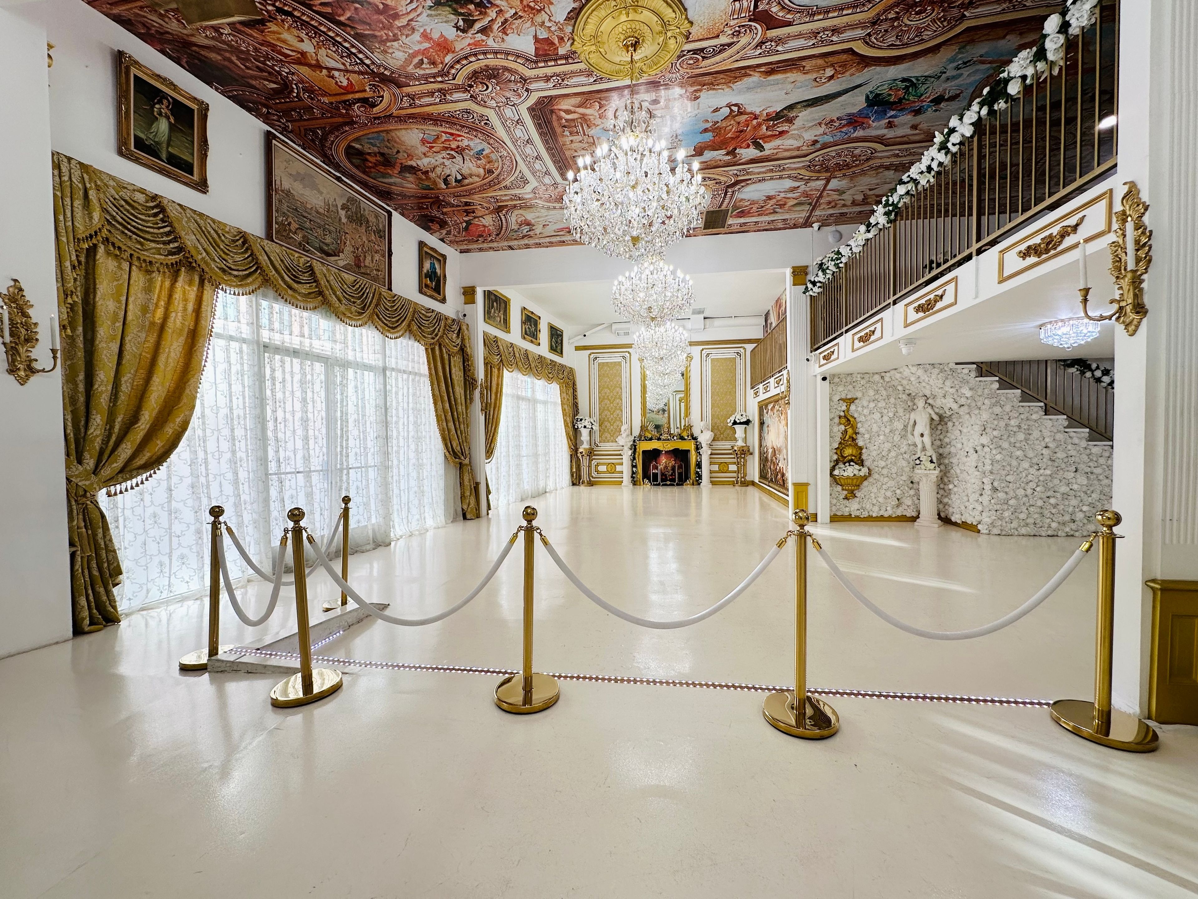 Banquet Hall, an event space at The Glass Slipper Palace
