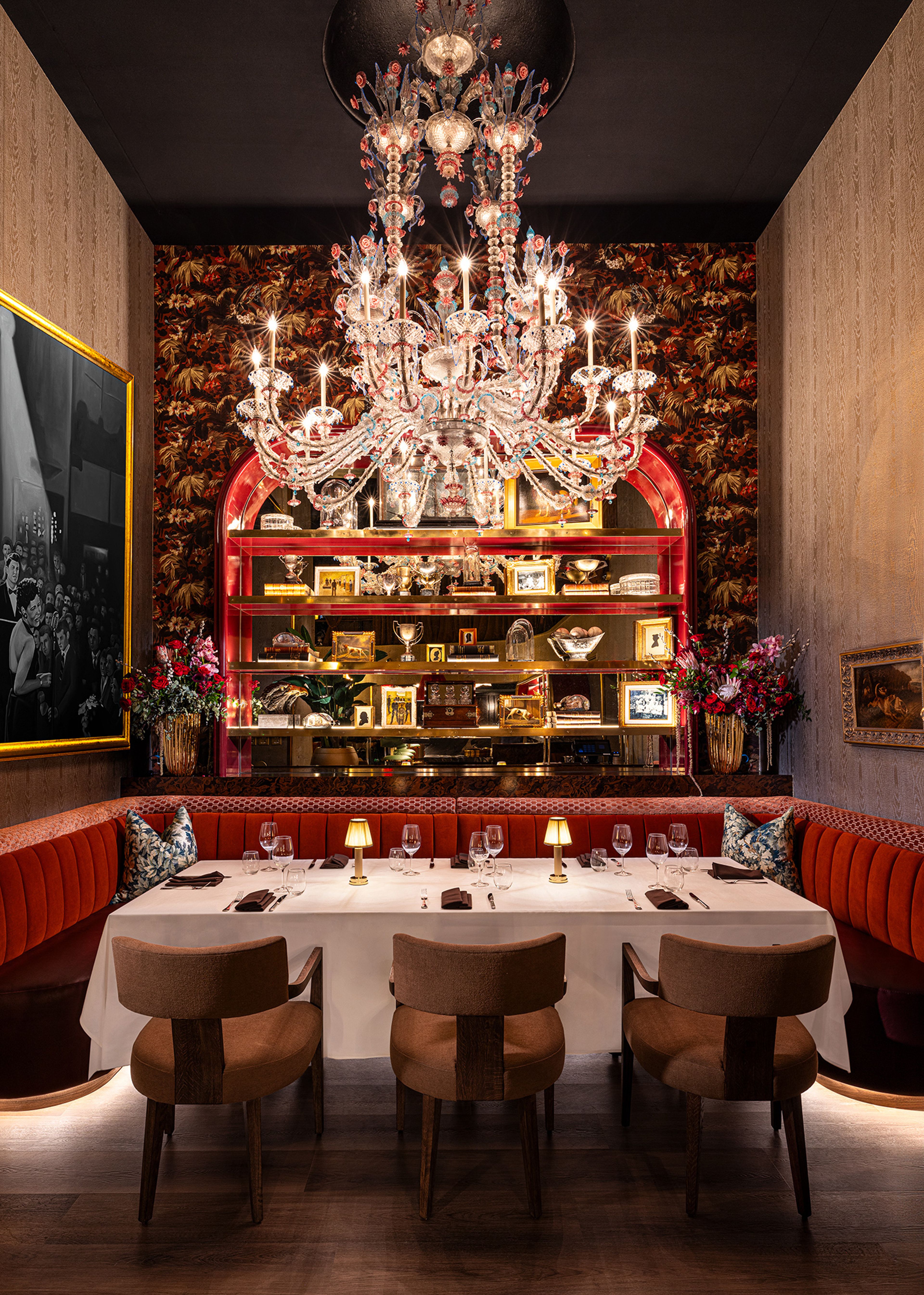 Chandelier Table, an event space at Lafayette Miami