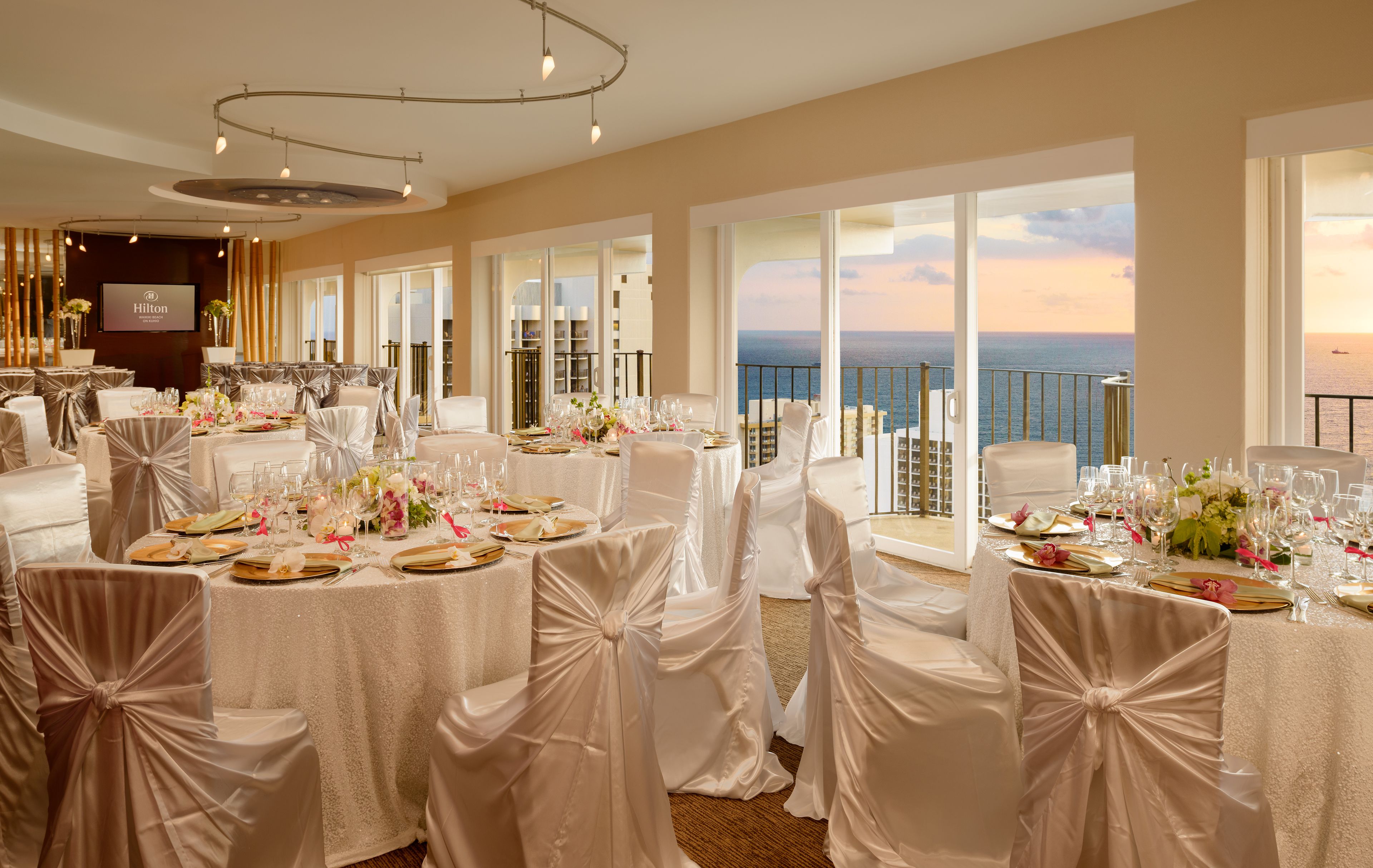 Casamigos Executive Lounge, an event space at Hilton Waikiki Beach