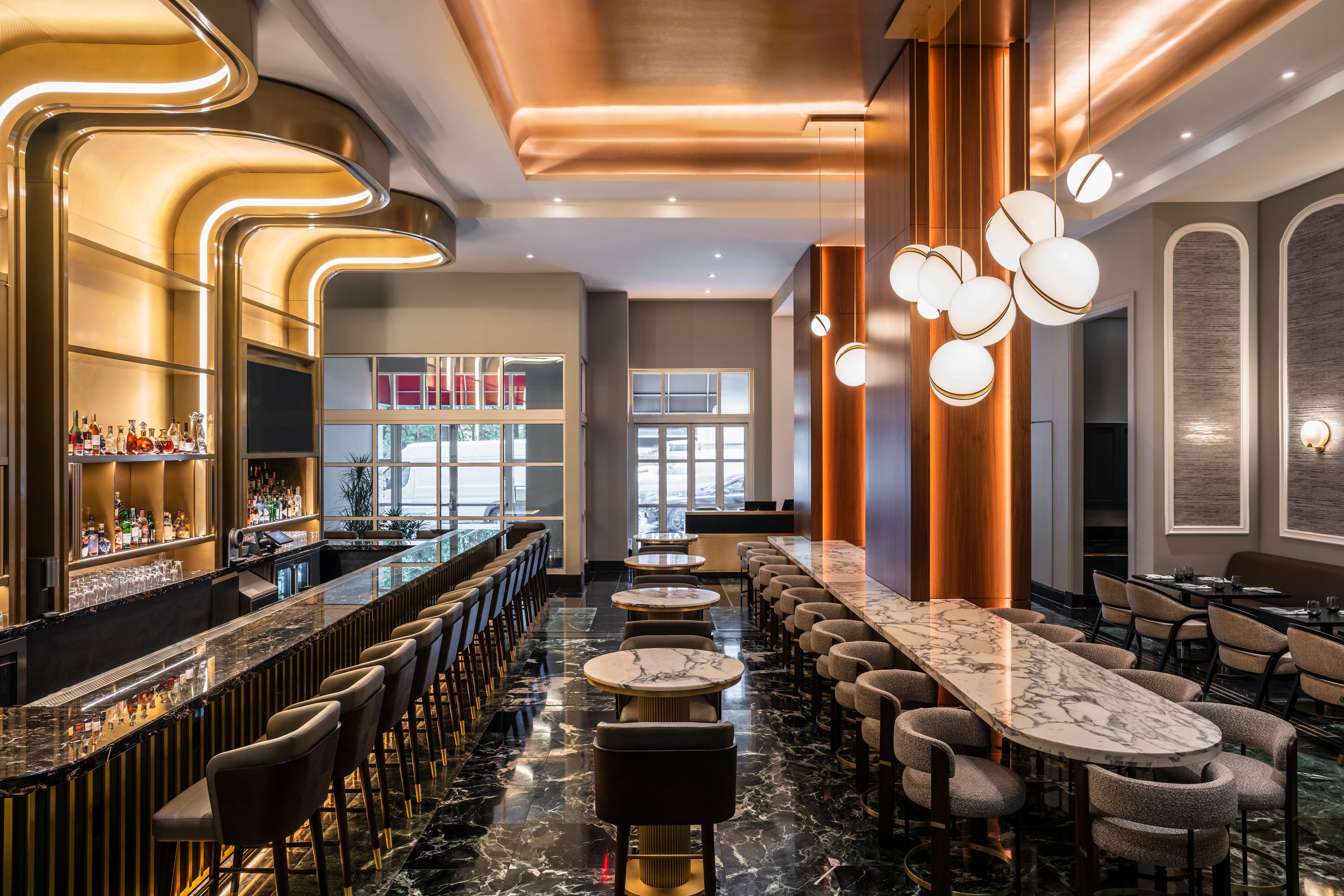 Social 45 Bar & Bistro, an event space at Sofitel New York