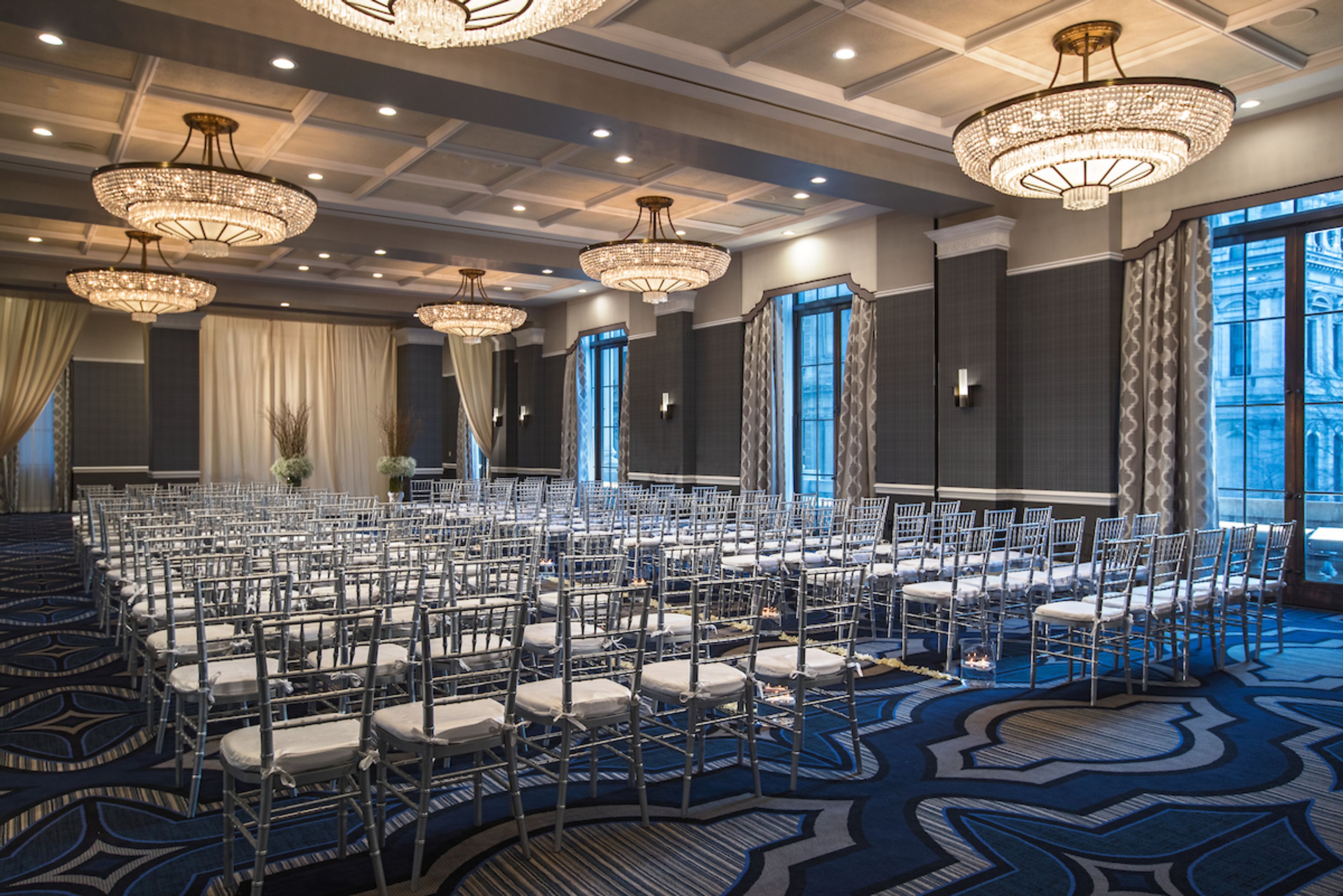 Grand Ballroom, an event space at The Notary Hotel, Philadelphia, Autograph Collection