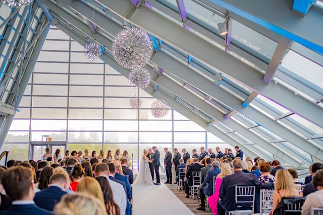 Featured photo from J & K’s Unforgettable Wedding Day at Adler Planetarium