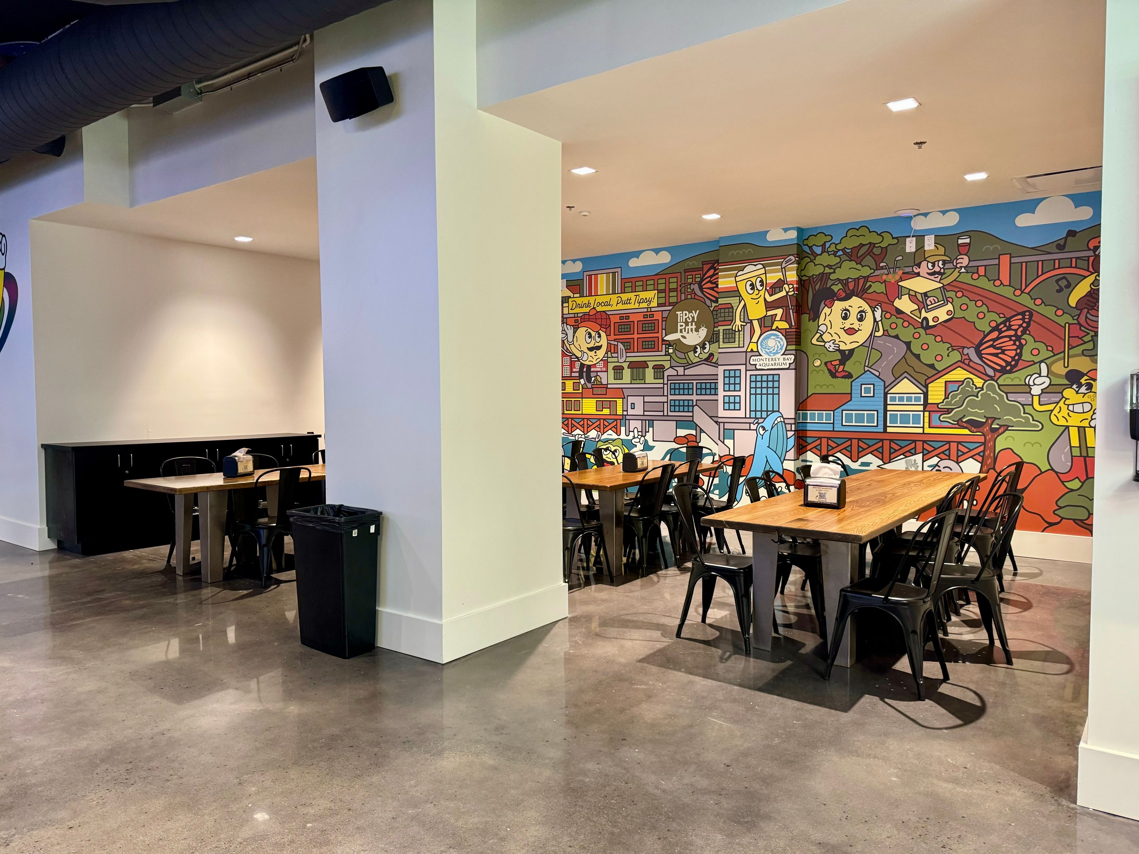 Chevy Chase Room, an event space at Tipsy Putt Monterey