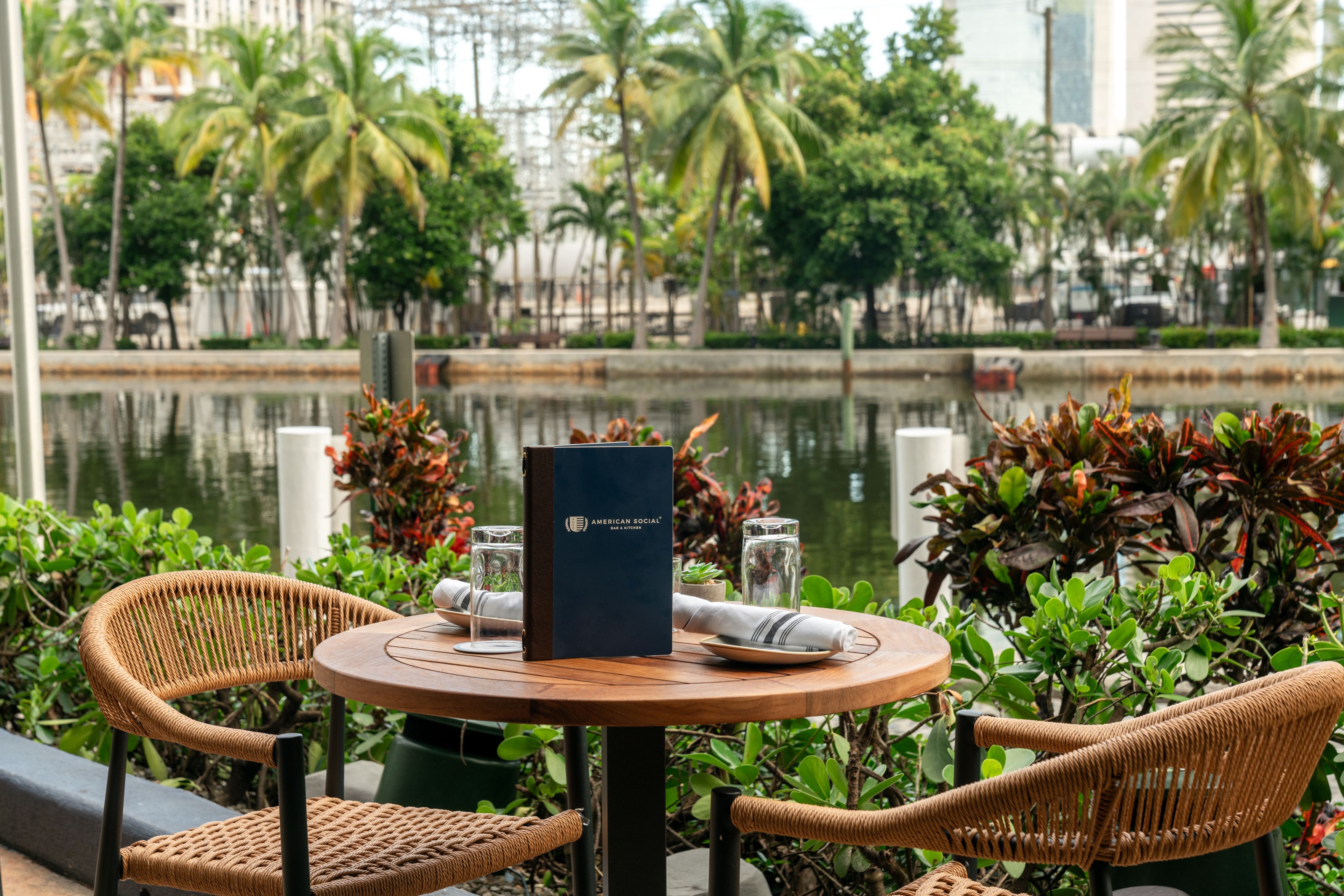 Waterfront Social Space, an event space at American Social Brickell
