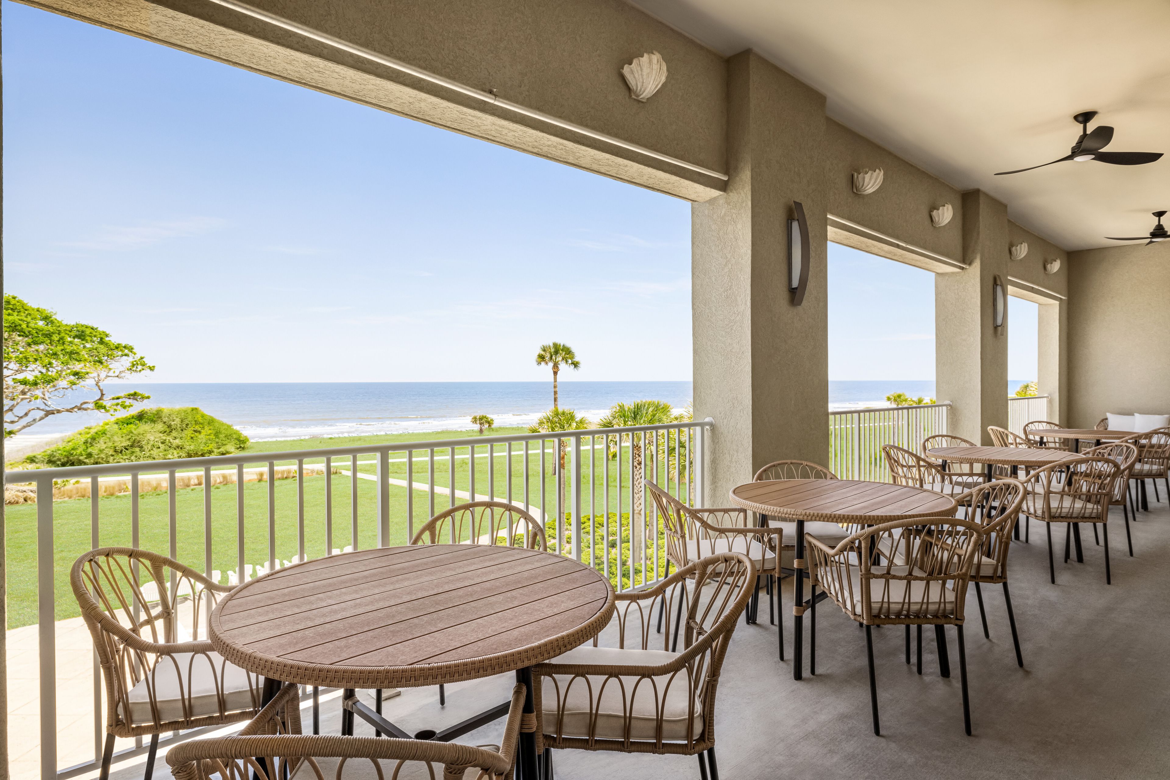 Atlantic Room Balcony, an event space at Holiday Inn Resort Jekyll Island