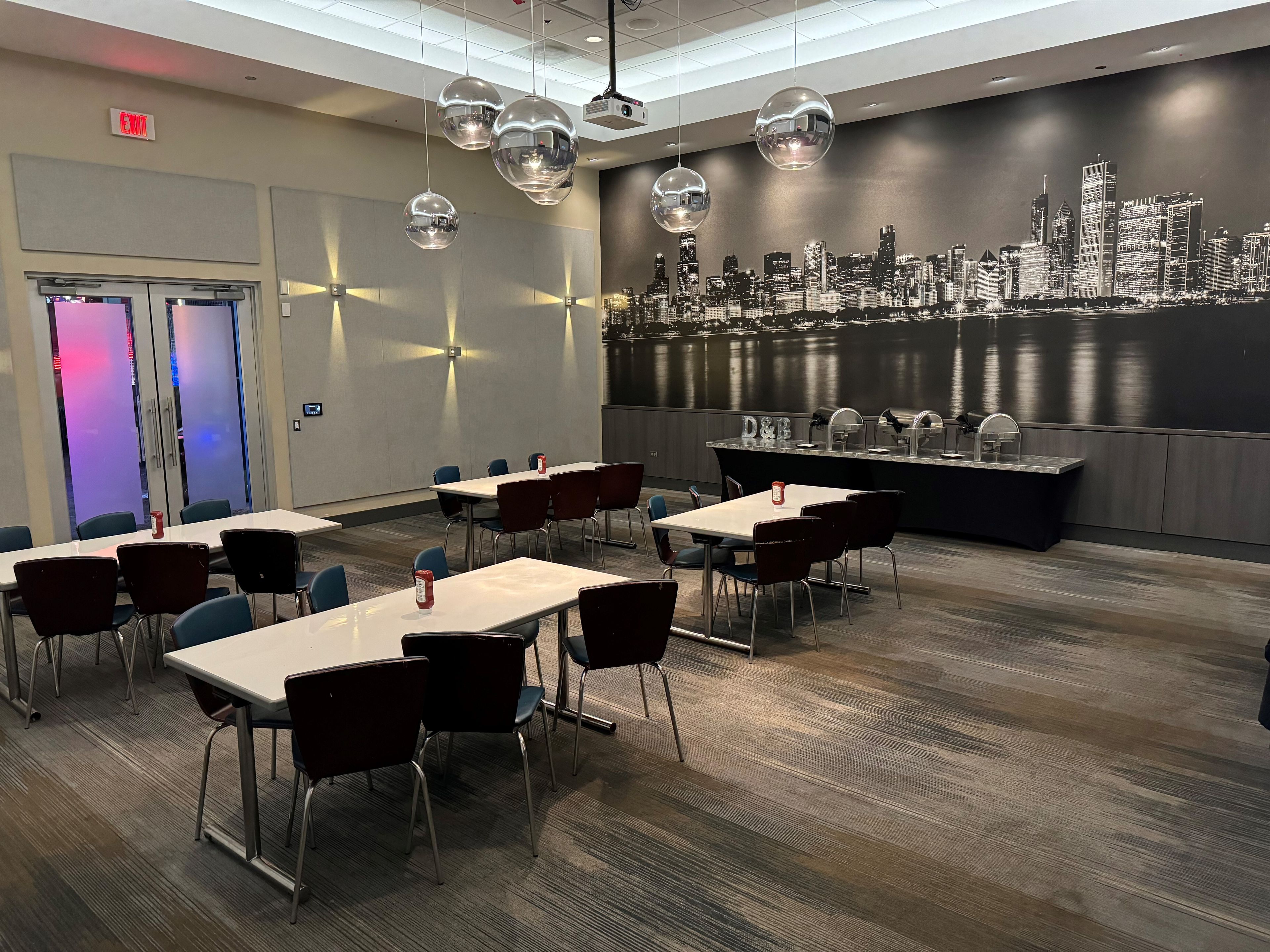 Function Room 1, an event space at Dave & Buster's Rosemont