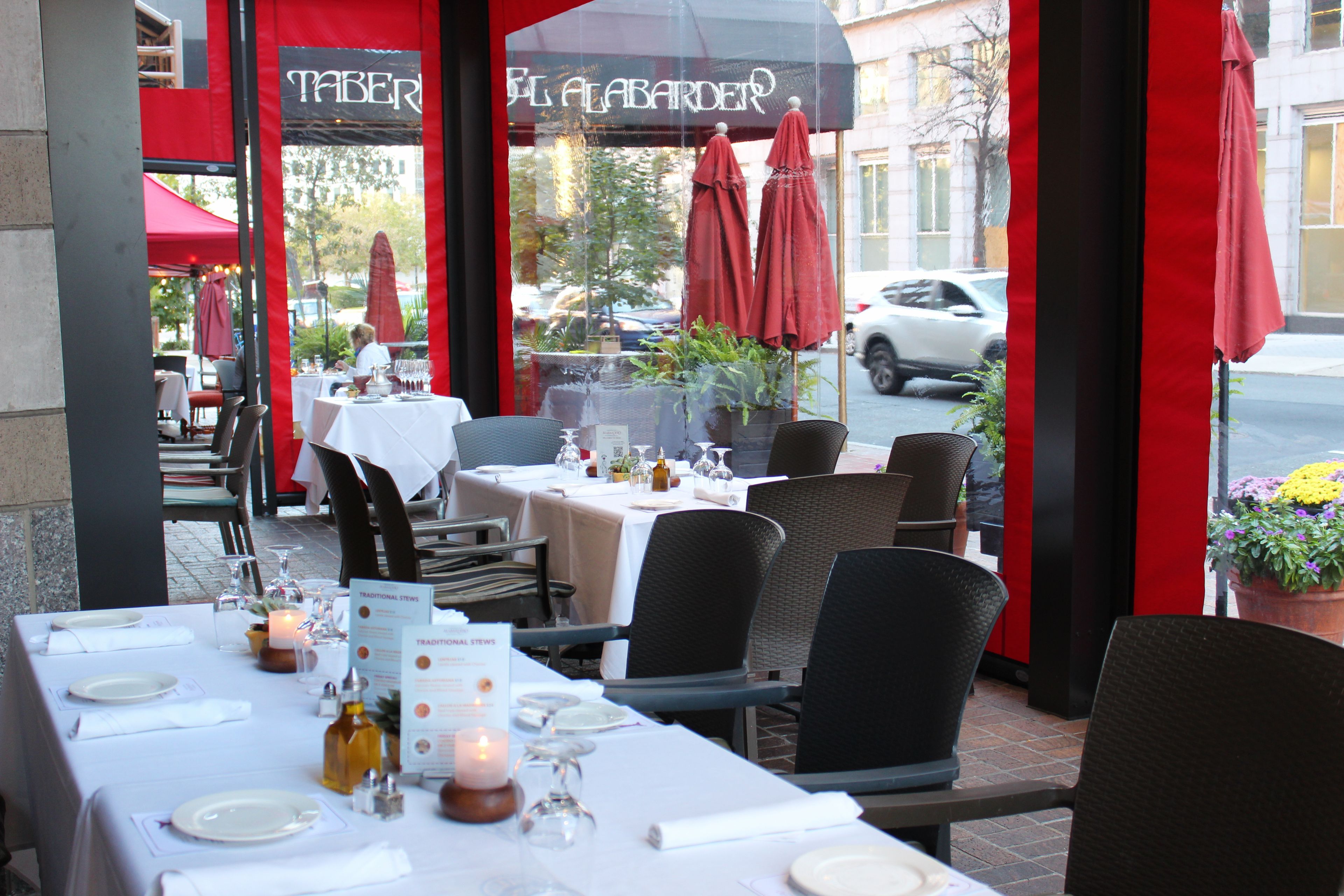 Covered Patio, an event space at Taberna del Alabardero