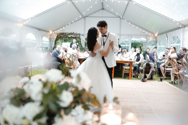 Featured photo from Classic Backyard Wedding in Worcester, Maine