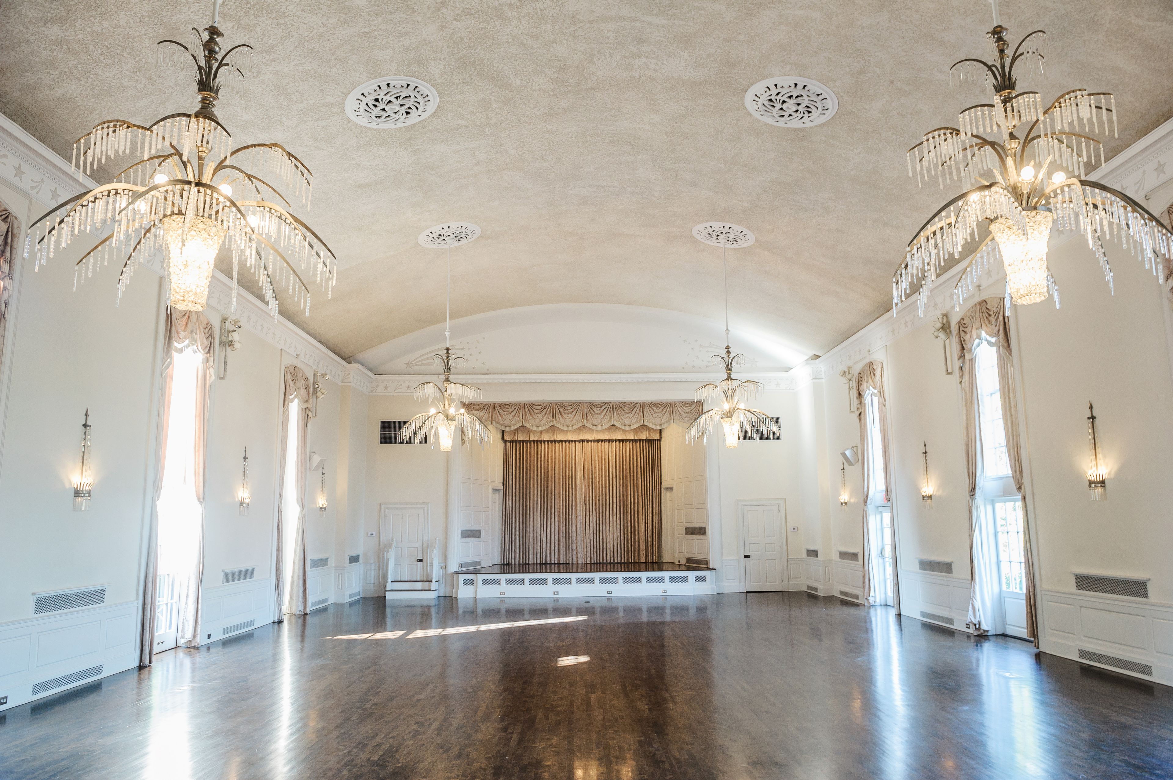 Ballroom, an event space at Lawn Club Fine Catering