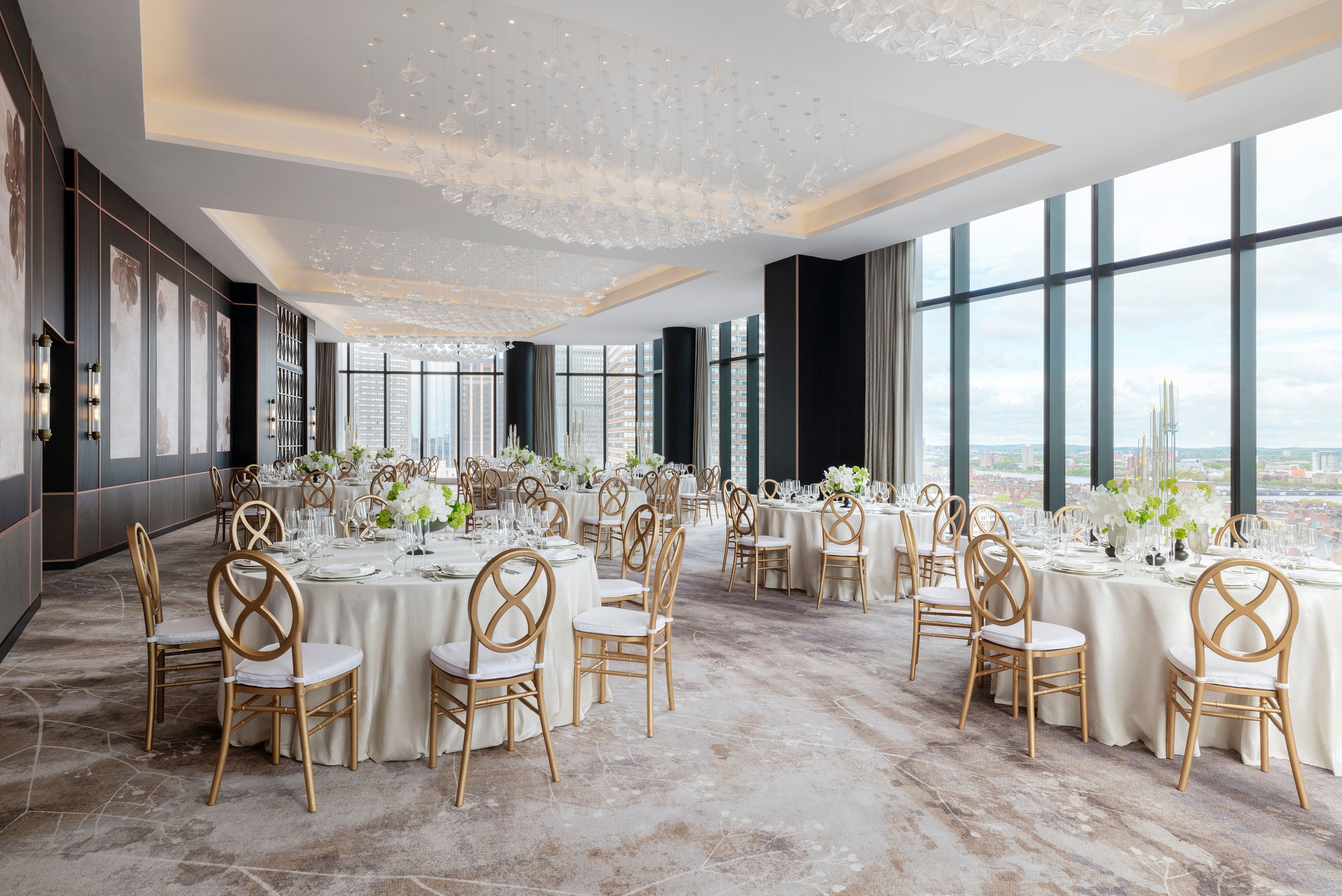 Raffles Ballroom, an event space at Raffles Boston
