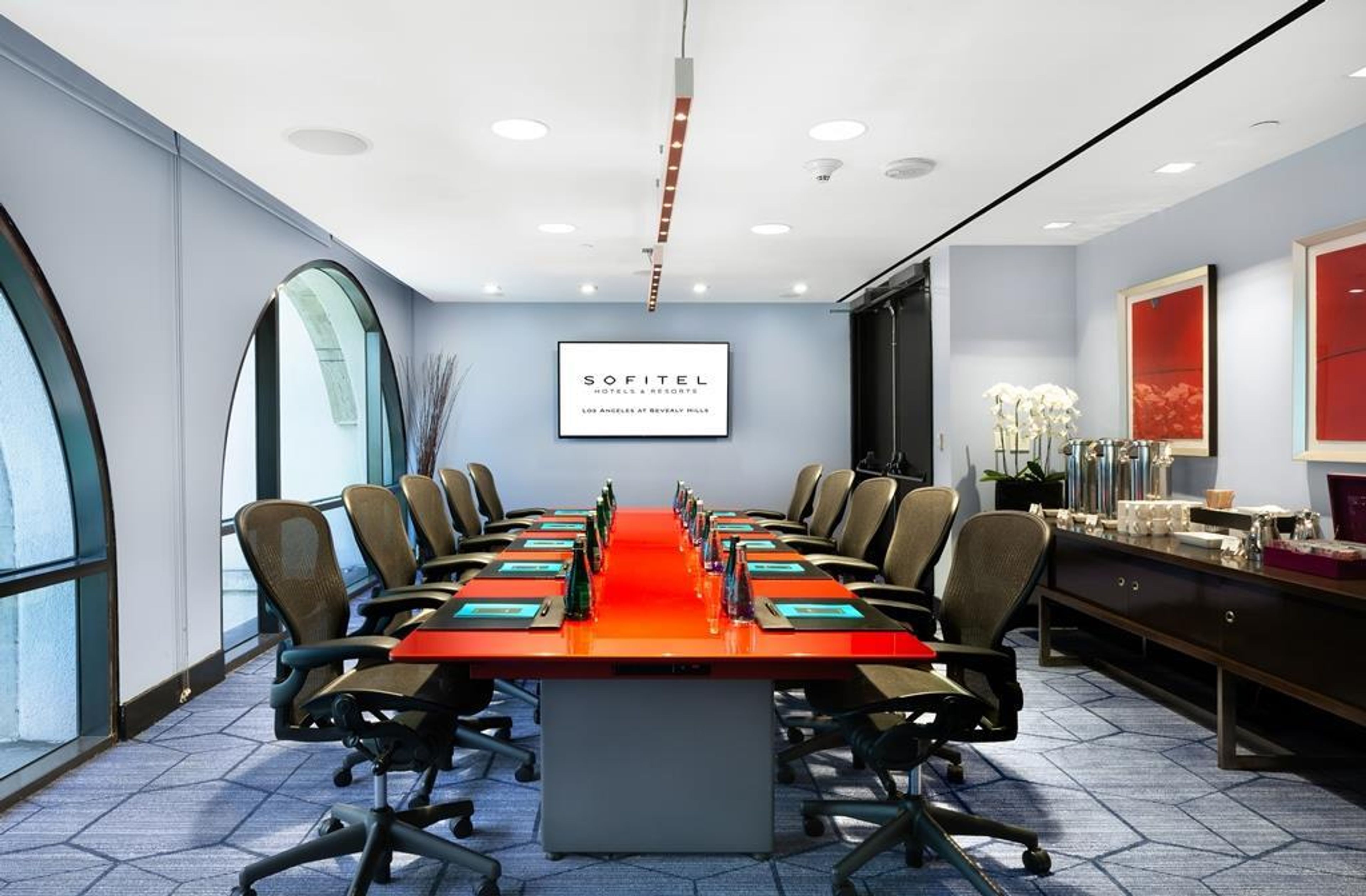 Wilshire Boardroom, an event space at Sofitel Los Angeles at Beverly Hills
