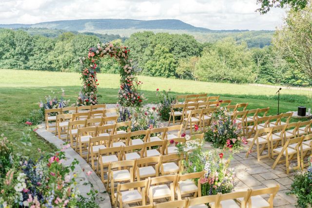 Featured photo from Relish in the Rainbow Hues of This Skyland Farm Wedding