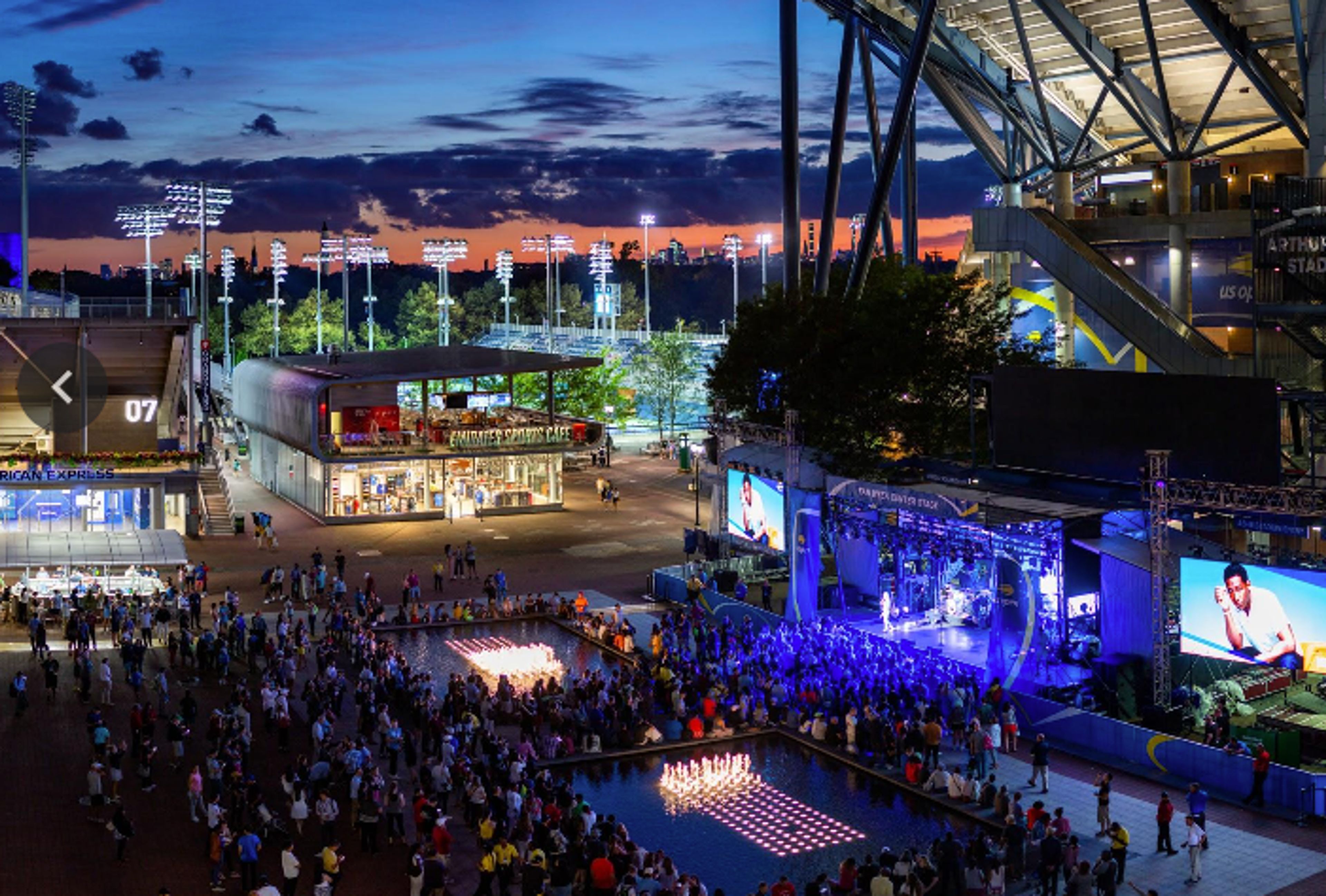 Grounds and Food Villages, an event space at BJK National Tennis Center