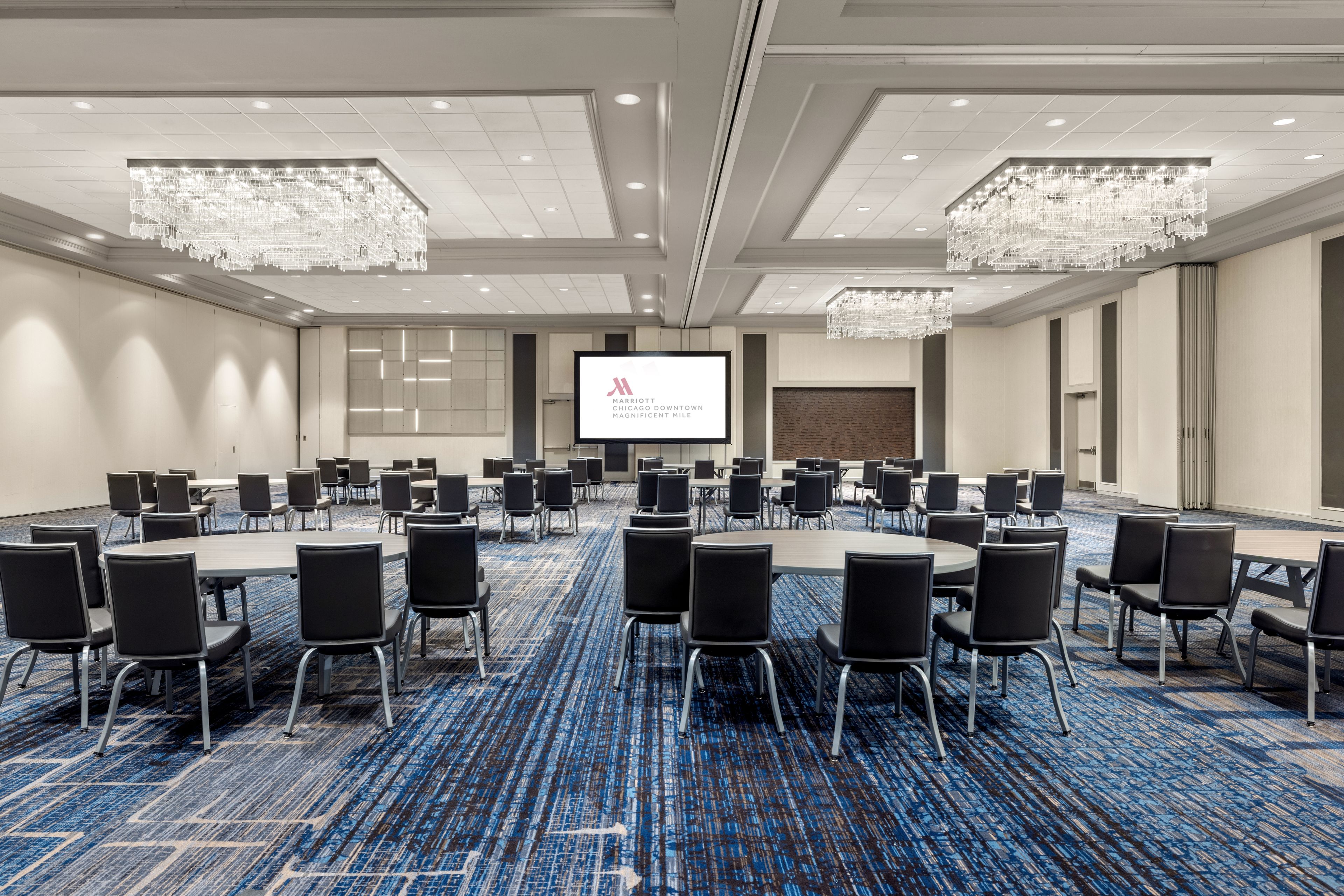 Chicago Ballroom, an event space at Chicago Marriott Downtown Magnificent Mile