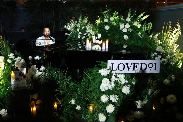 Featured photo from John Legend's Loved01 Skincare Launch Party