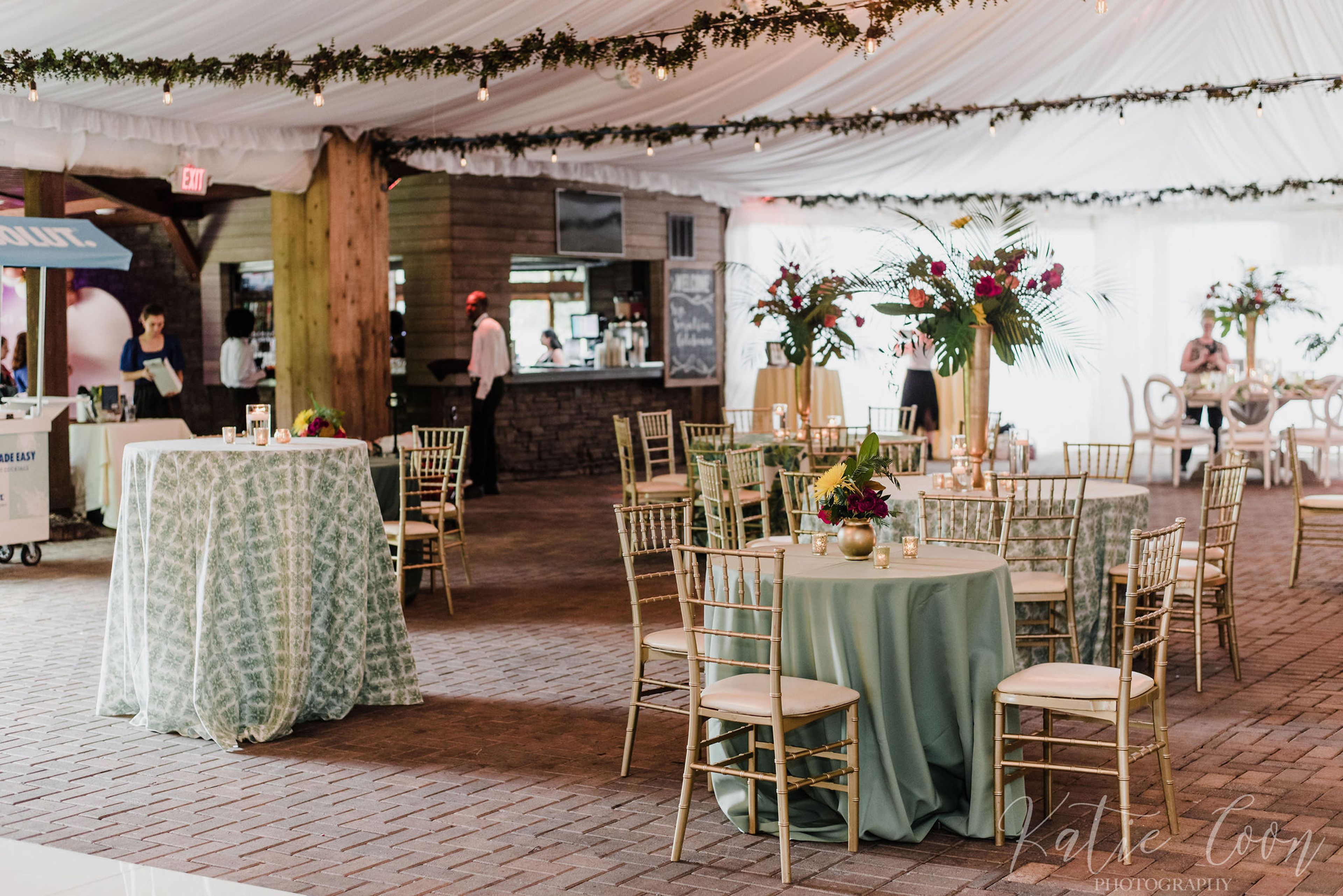 The Piedmont Garden Tent & Meadow, an event space at Park Tavern Piedmont Park