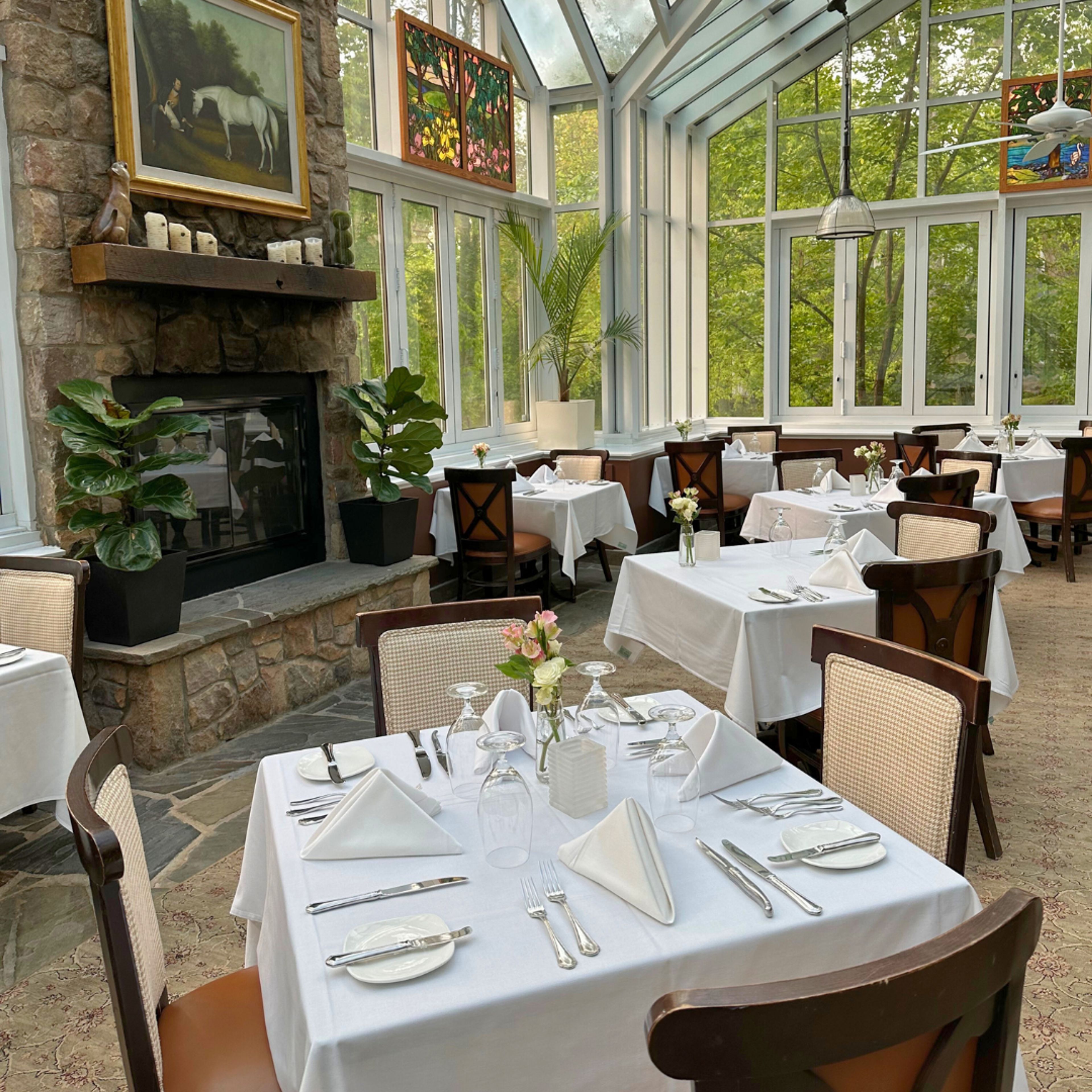 The Conservatory at Goodstone Inn, an event space at Goodstone Inn & Restaurant