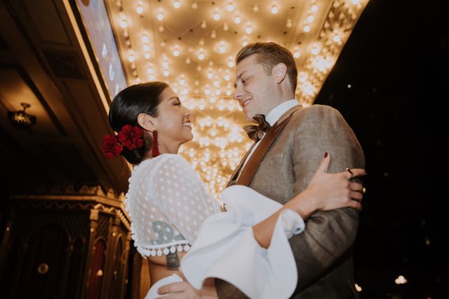 Featured photo from Eclectic Flair Defined This Wedding at The Fox Theatre
