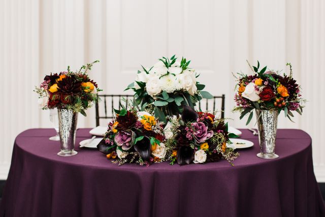 Featured photo from Charming Deep Purple Museum Wedding