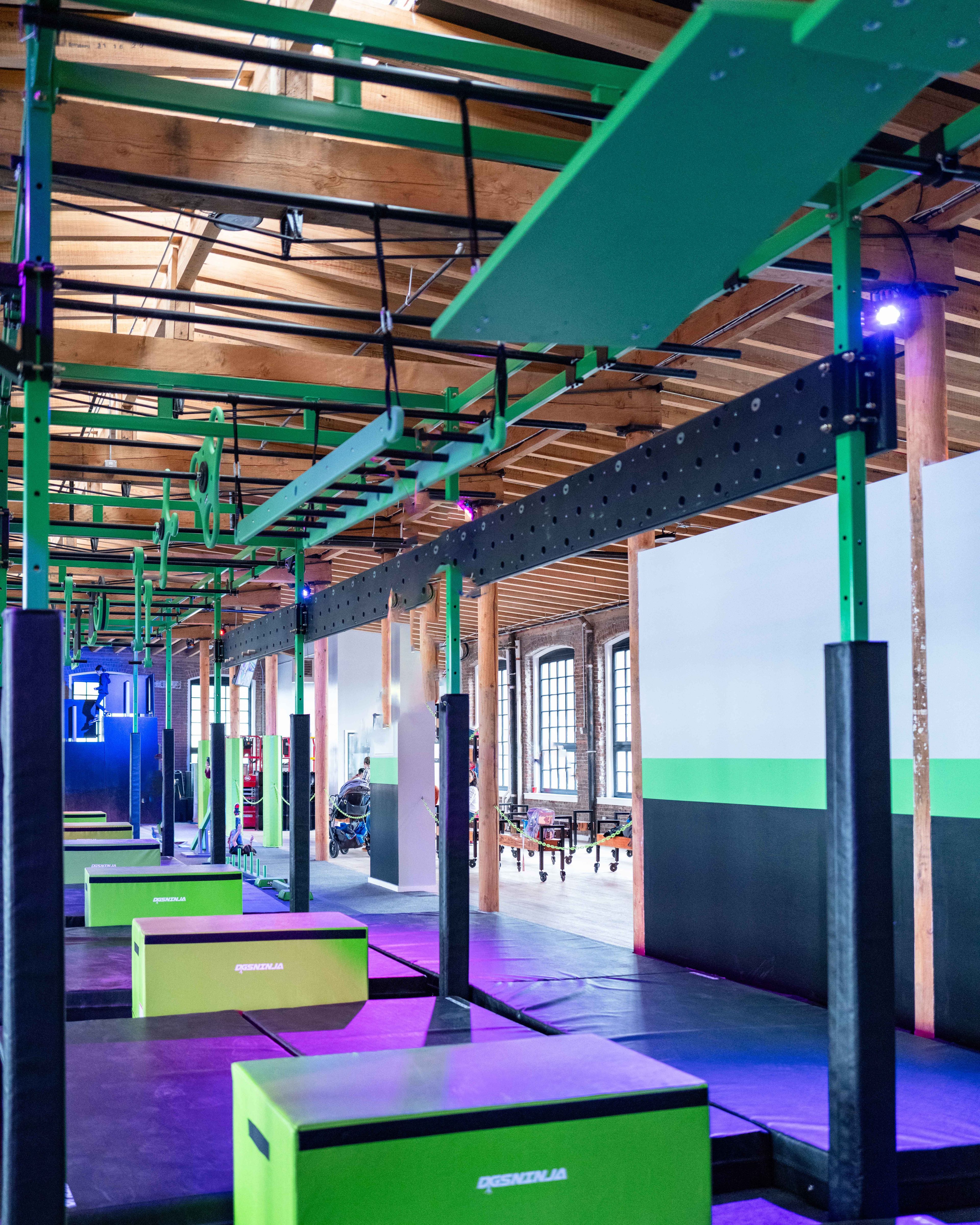 Ninja Obstacle Course, an event space at No Limit Ninja Yonkers
