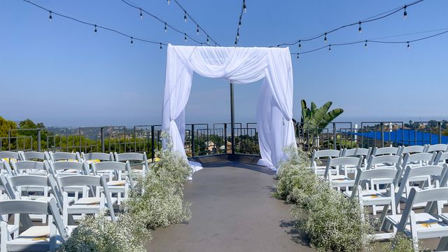 Featured photo from This Glamorous Rooftop Wedding Sparkled at Mulholland Tennis Club