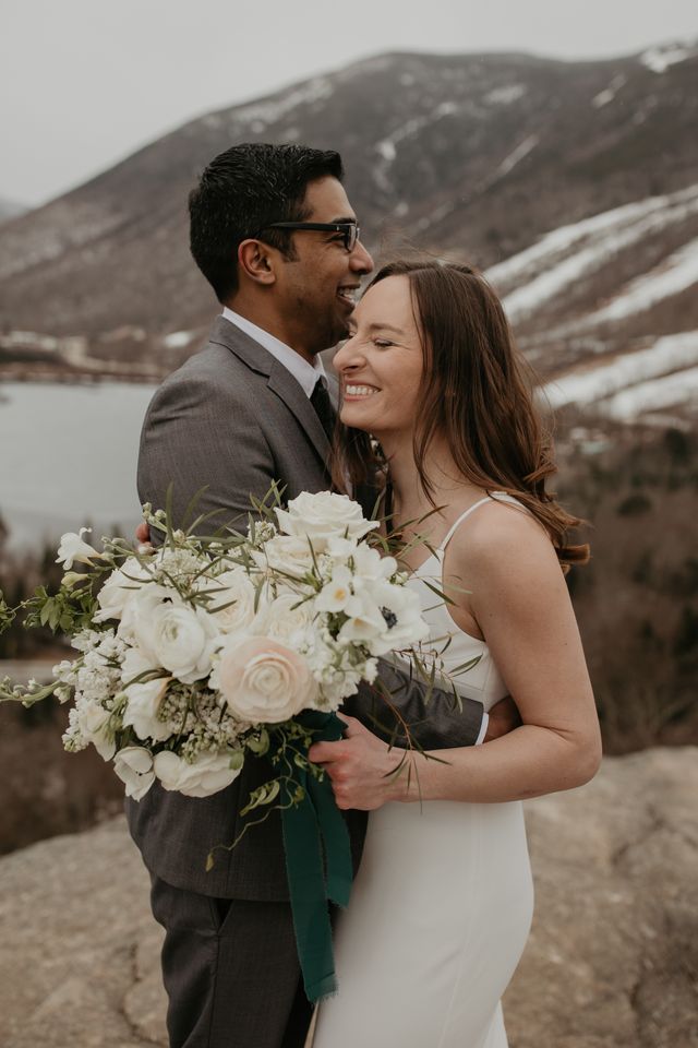 Featured photo from White Mountains Winter Elopement