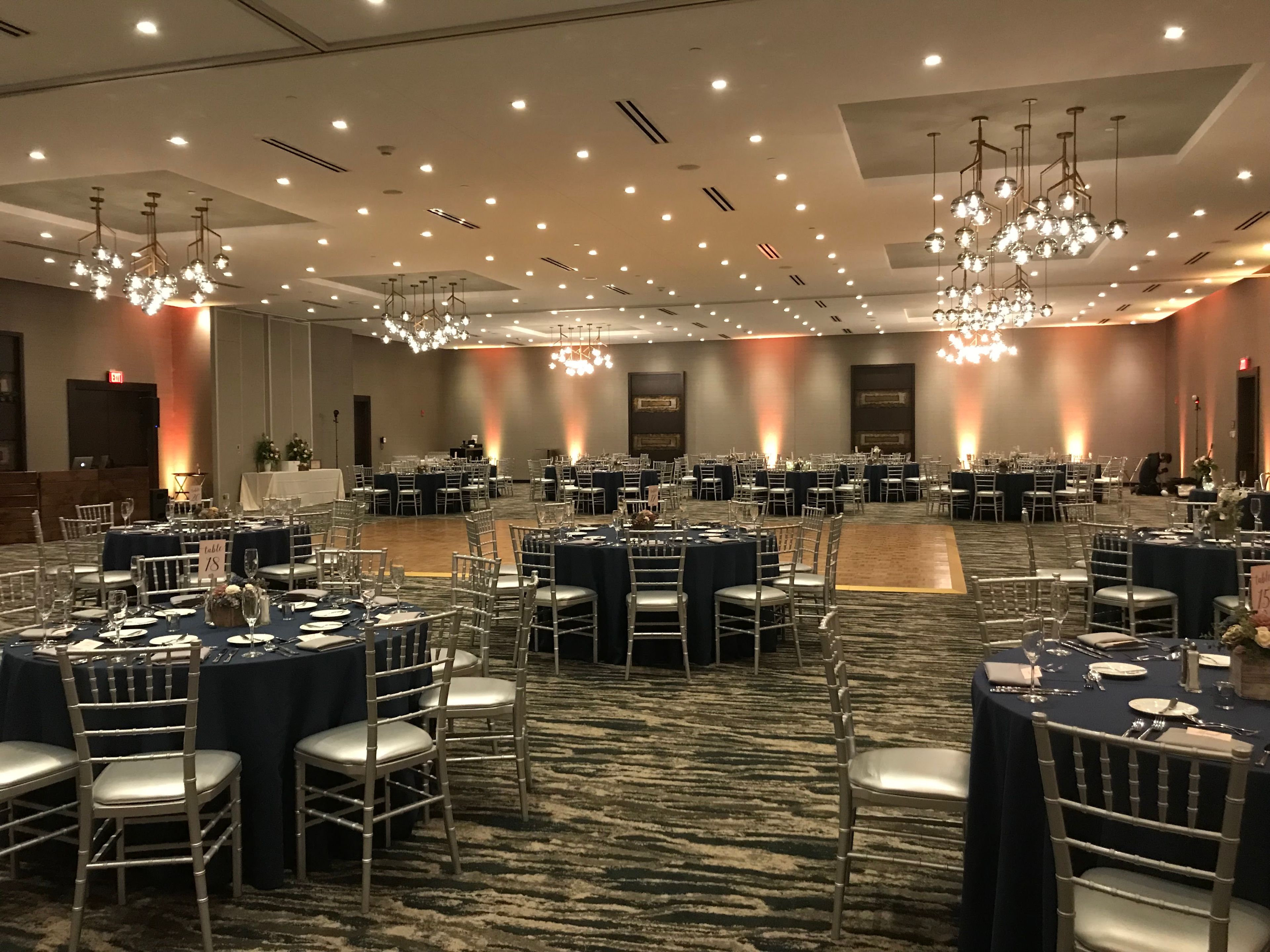 Wachusett Ballroom, an event space at AC Hotel Worcester