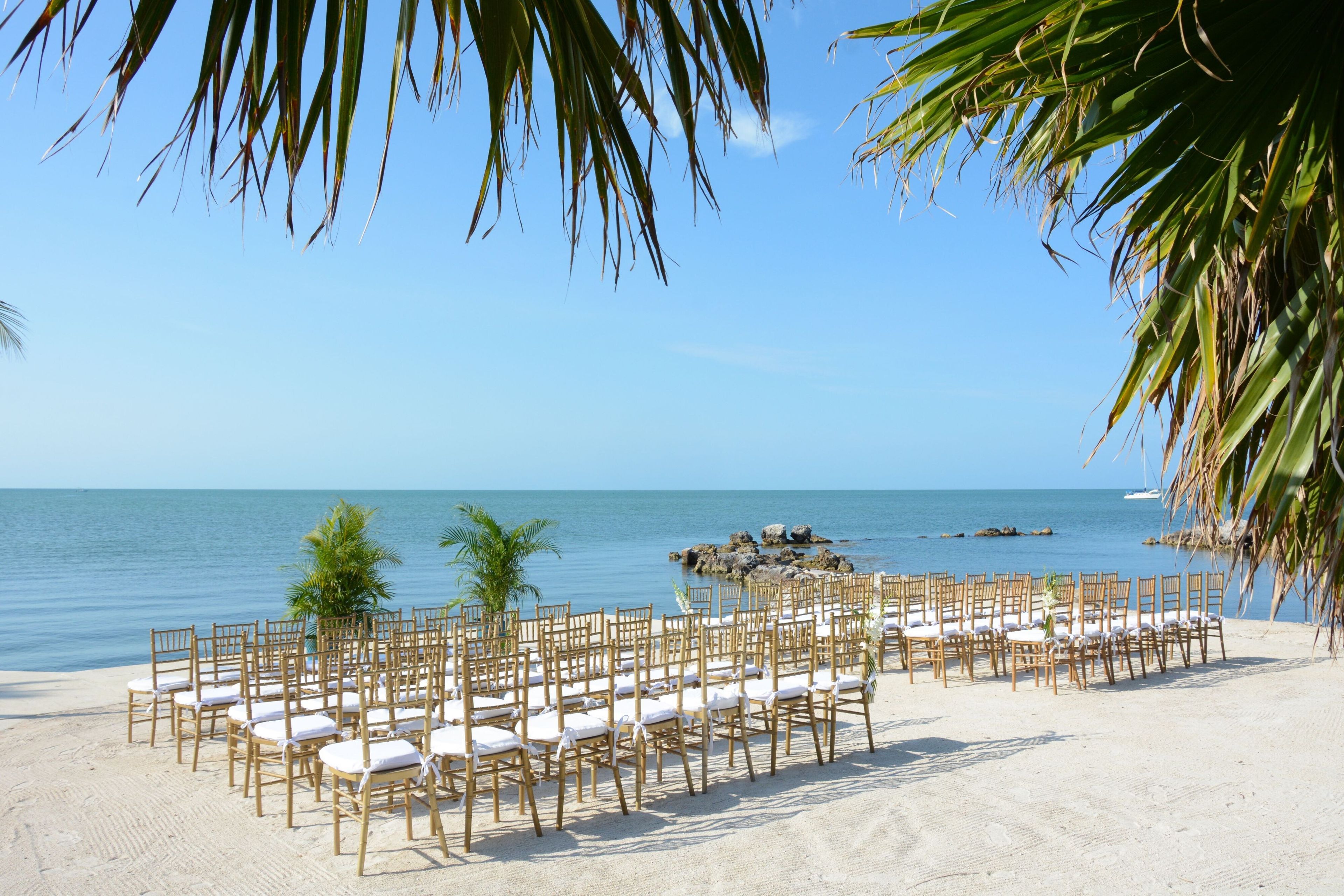Oceans Edge Beachfront, an event space at Faro Blanco Resort & Yacht Club