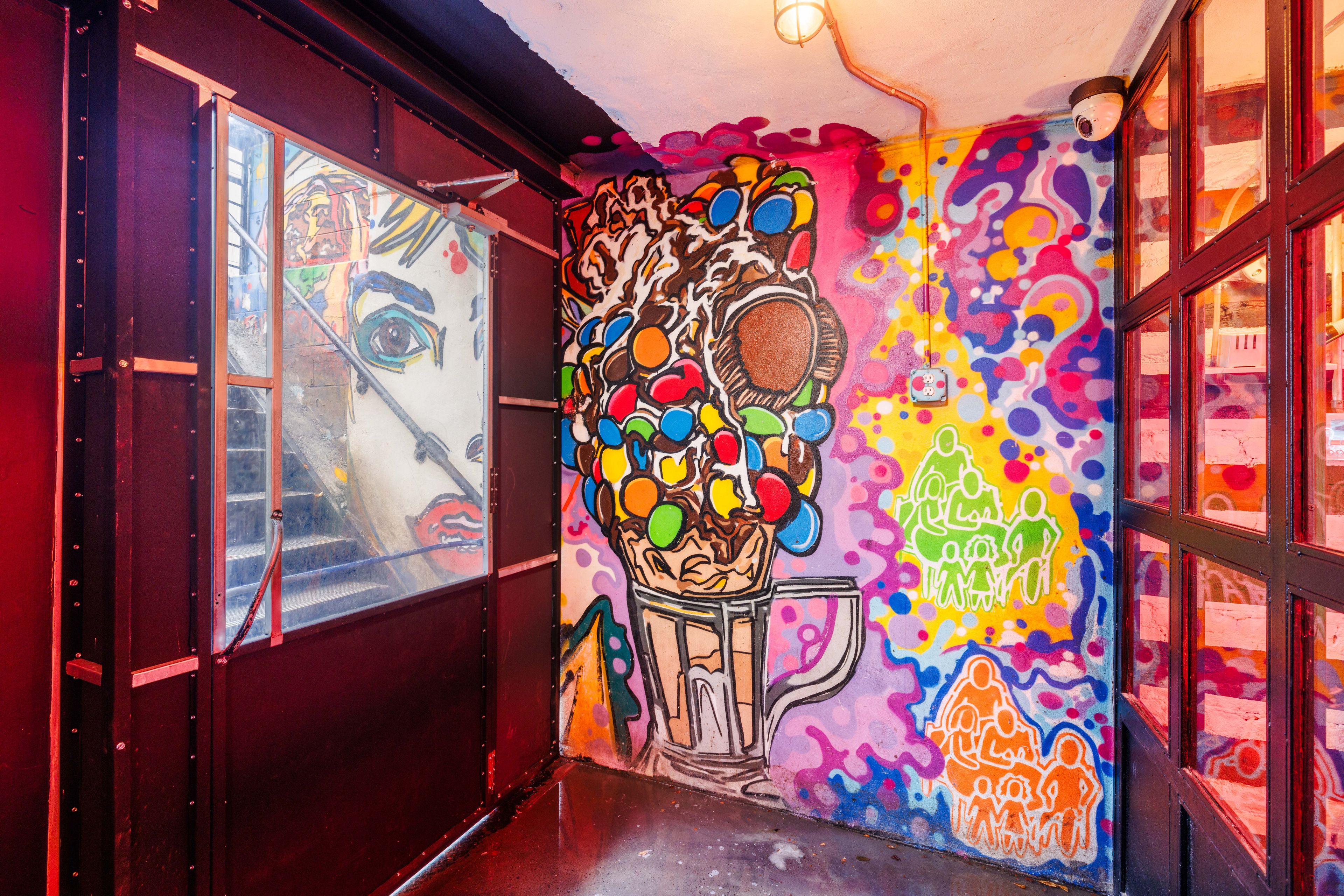 SOHO DOWN, an event space at Black Tap Craft Burgers & Beer 35th Street