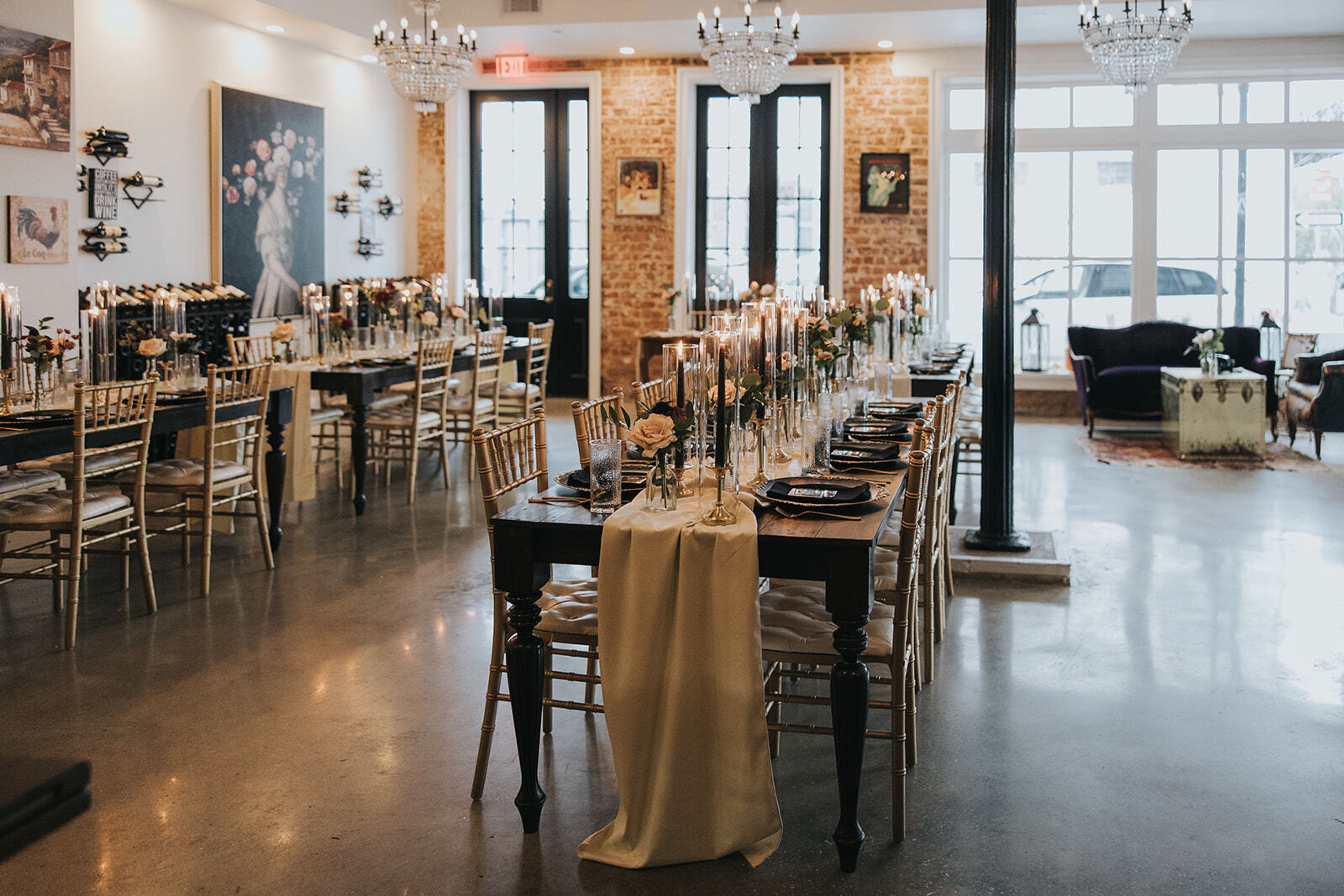 The Mike Dining Room, an event space at Barrilleauxs