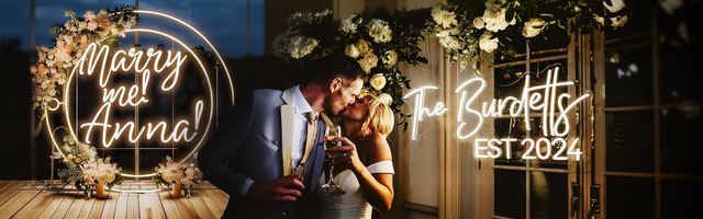 Featured photo from wedding neon signs
